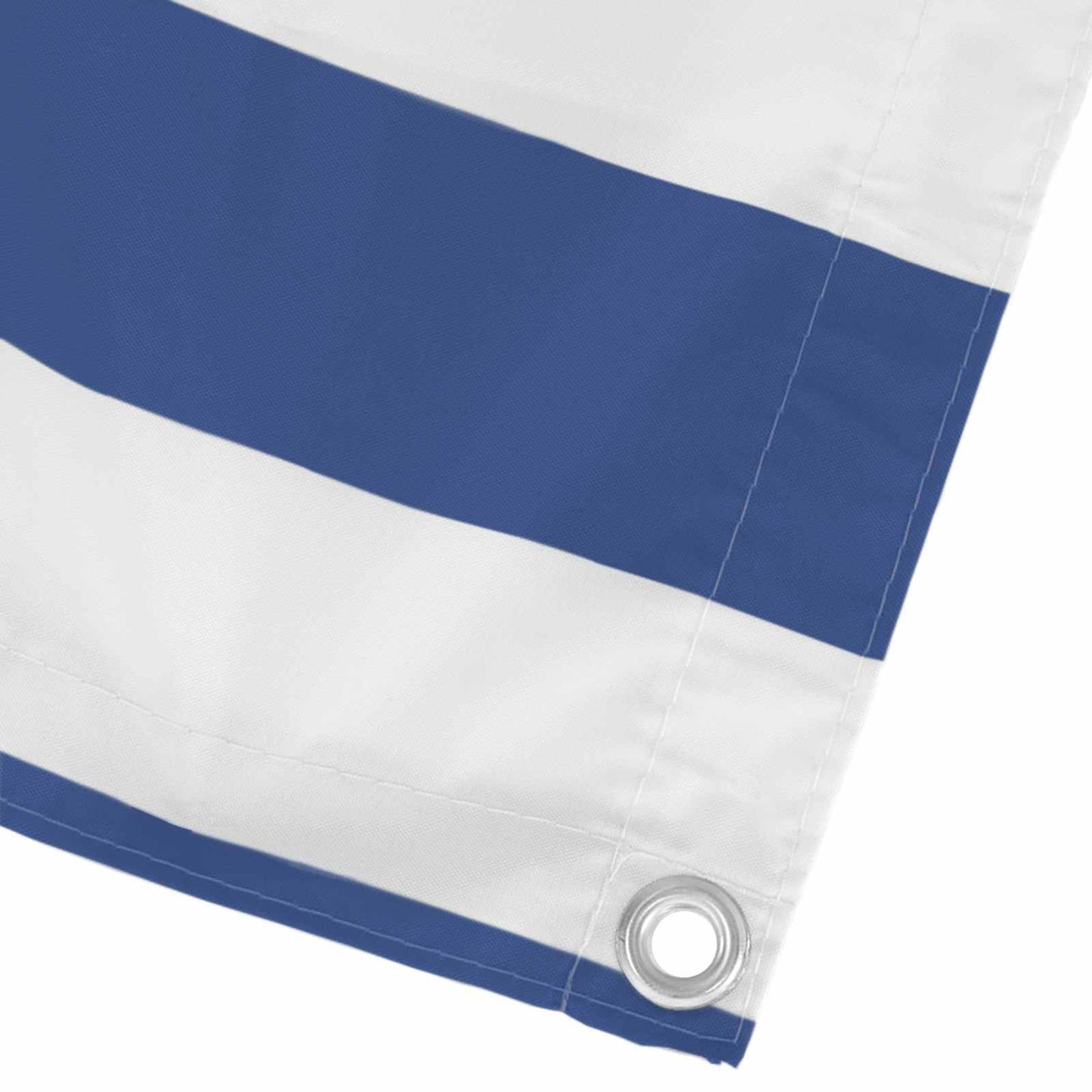 vidaXL Οθόνη Μπαλκονιού Μπλε και άσπρο 100 x 500 cm