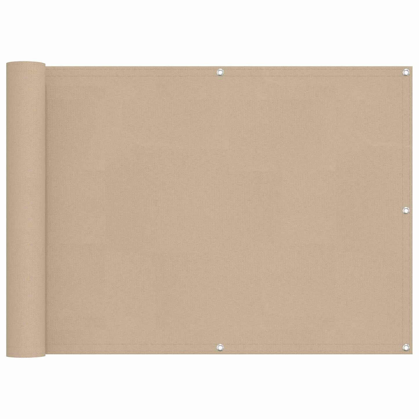 vidaXL Οθόνη Μπαλκονιού Μπεζ 75 x 200 cm