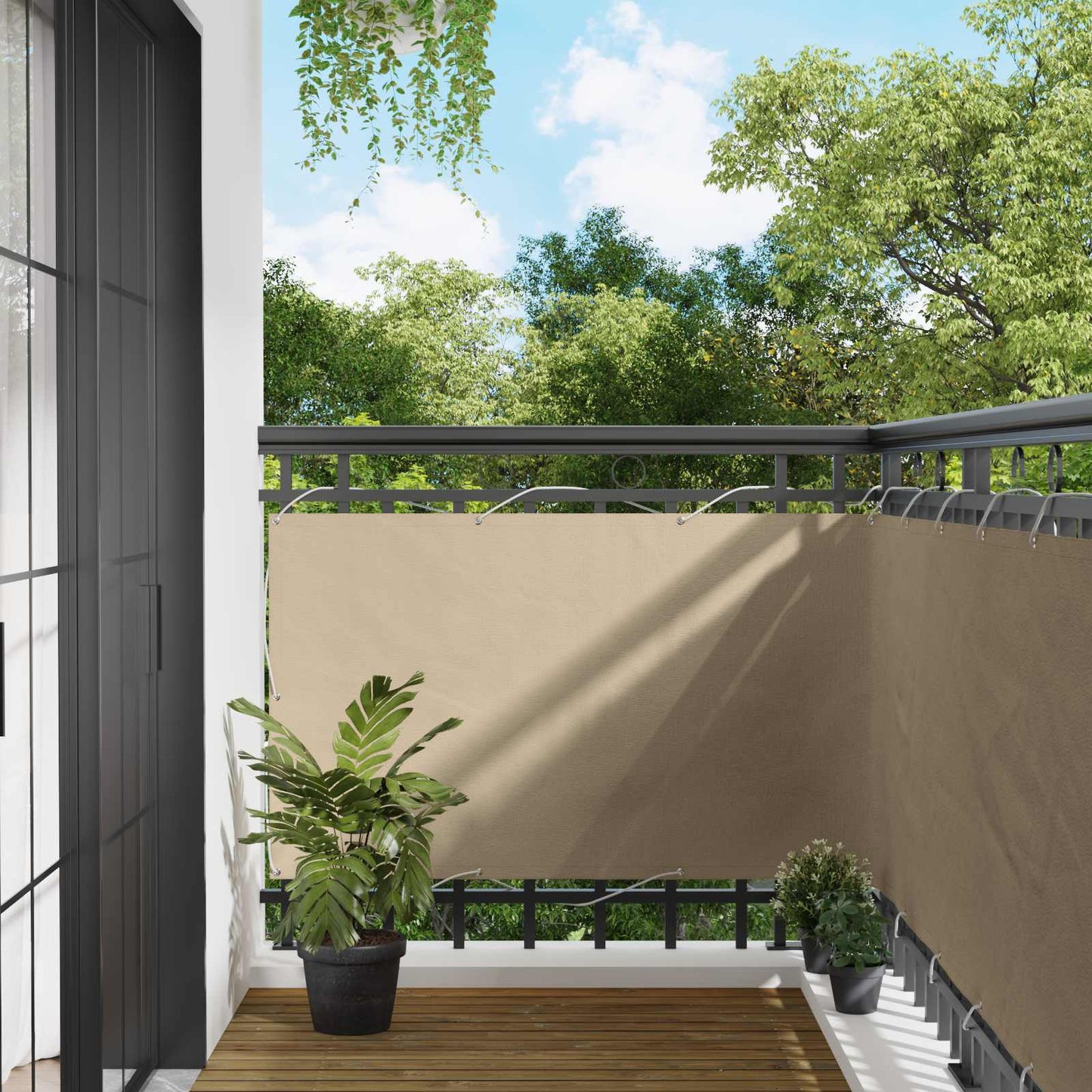 vidaXL Οθόνη Μπαλκονιού 90 x 200 cm