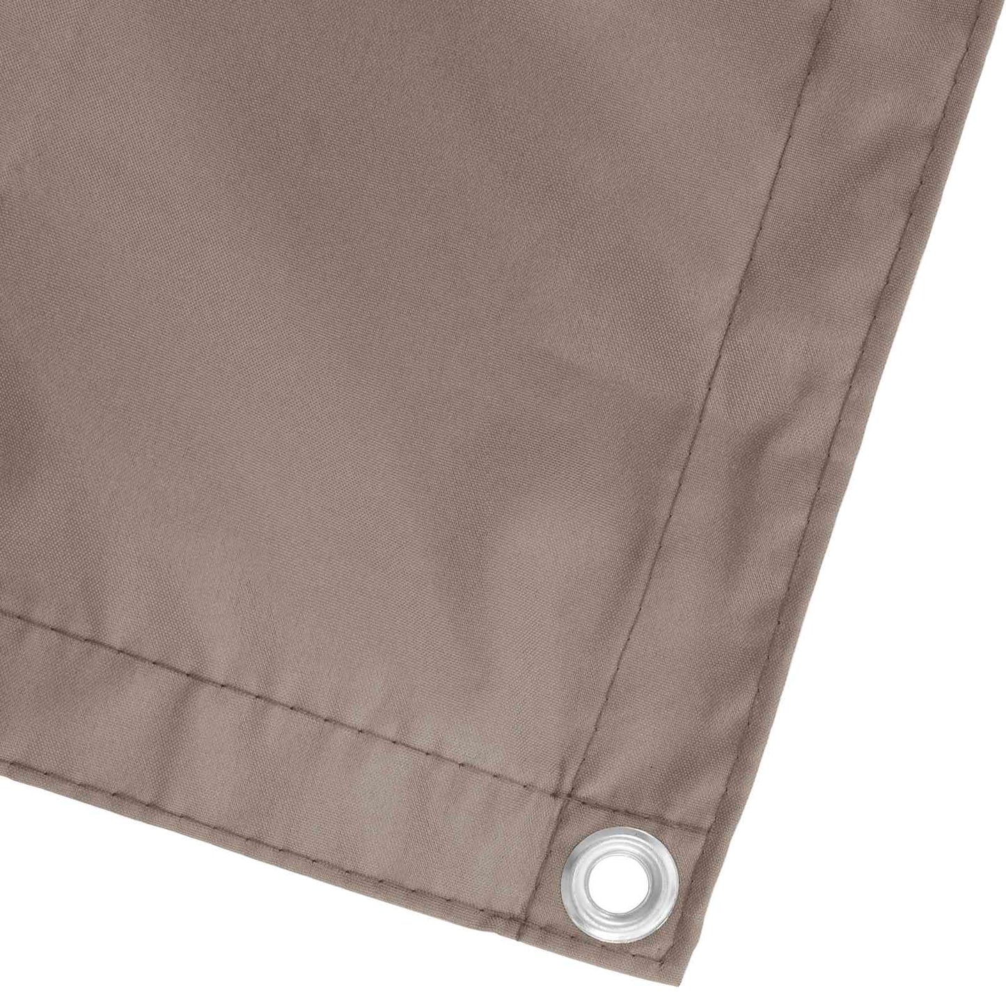 vidaXL Οθόνη Μπαλκονιού Taupe 100 x 400 cm Ύφασμα Όξφορντ