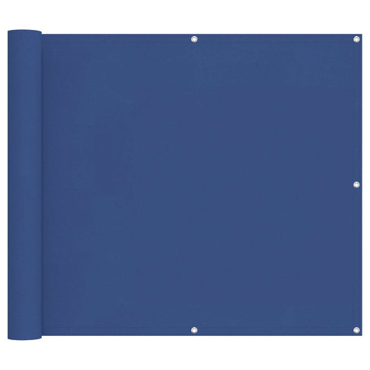 vidaXL Οθόνη Μπαλκονιού Μπλε 100 x 600 cm Ύφασμα Όξφορντ