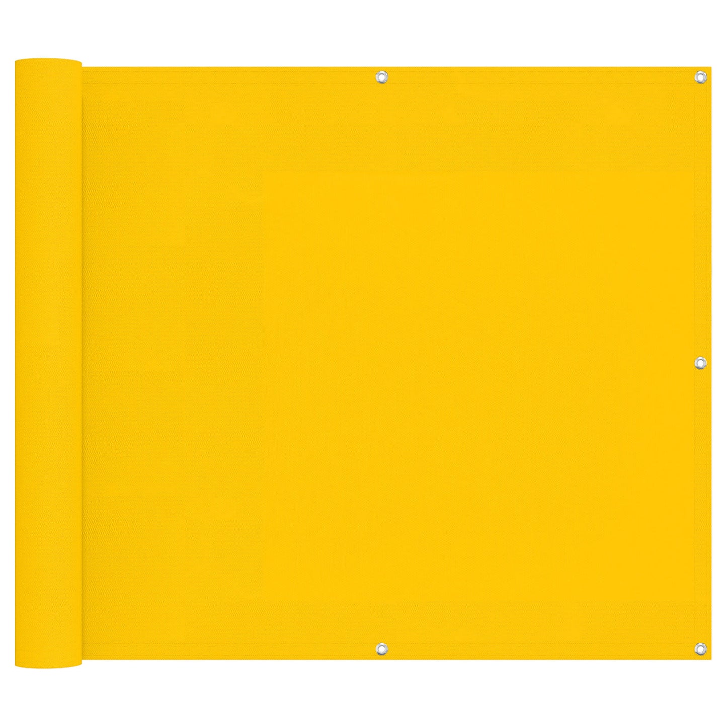vidaXL Οθόνη Μπαλκονιού Κίτρινο 100 x 600 cm Ύφασμα Όξφορντ