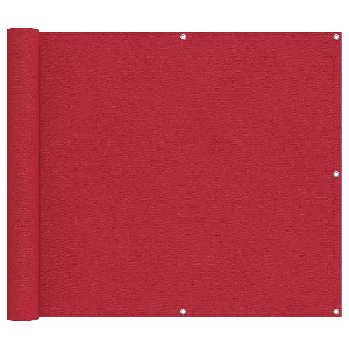vidaXL Οθόνη Μπαλκονιού Κόκκινο 100 x 1000 cm Ύφασμα Όξφορντ