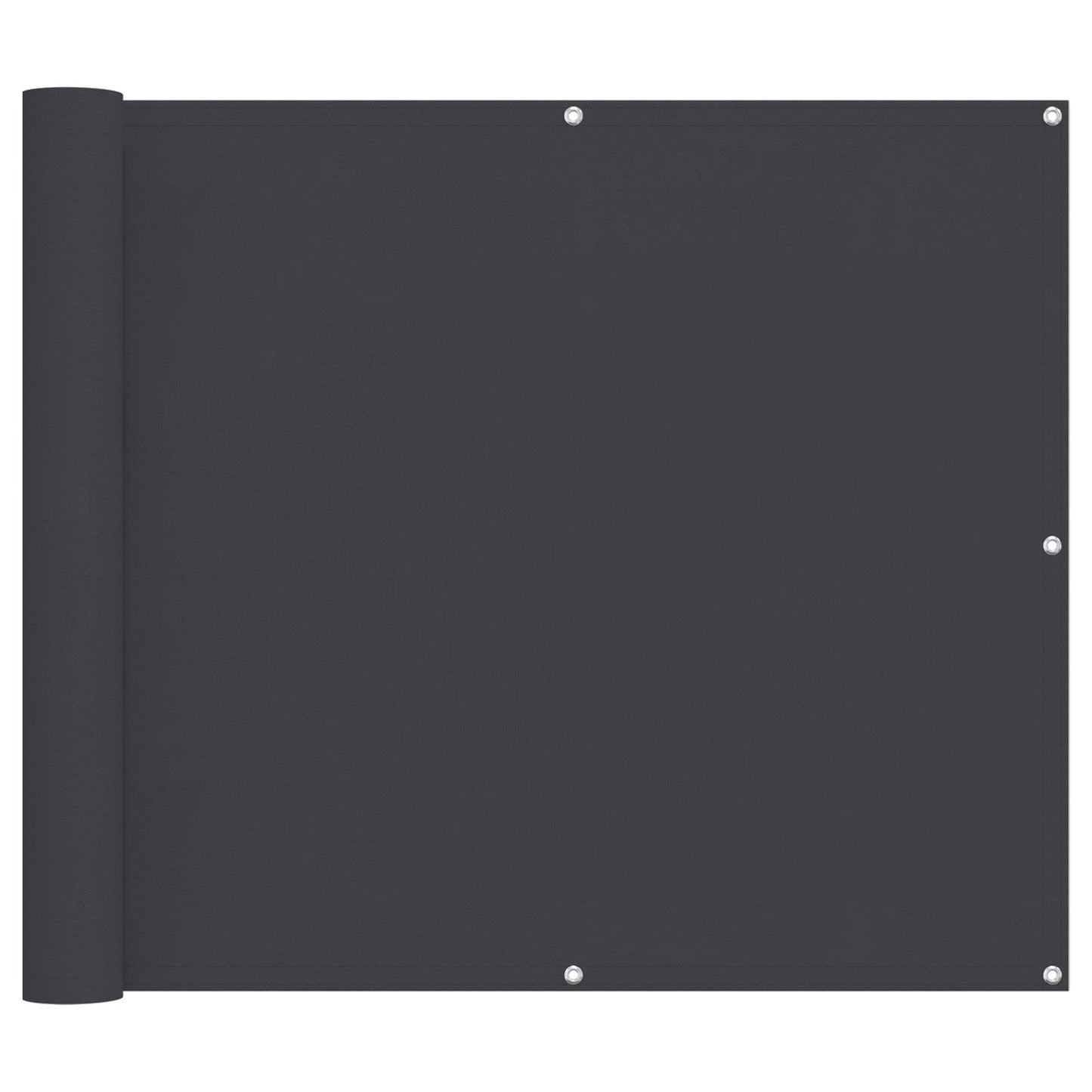 vidaXL Οθόνη Μπαλκονιού Μαύρο 100 x 400 cm Ύφασμα Όξφορντ