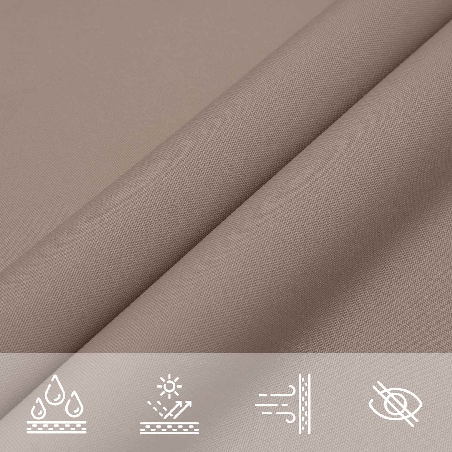 vidaXL Πανί σκιάς Taupe 6 x 2,5 μ 100% Πολυέστερ Οξφόρδη