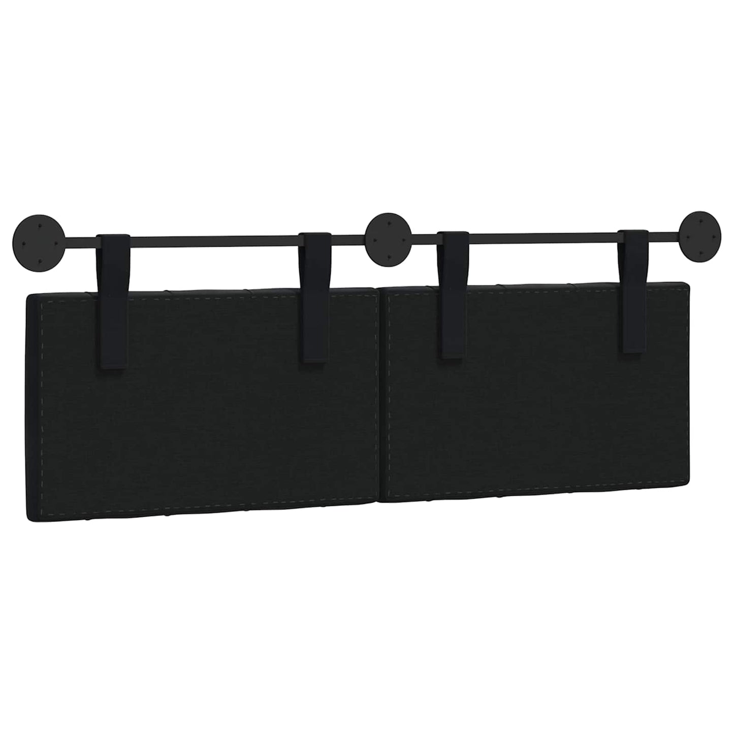 vidaXL Κρεμαστό Κεφαλάρι Μαύρο Βελούδο