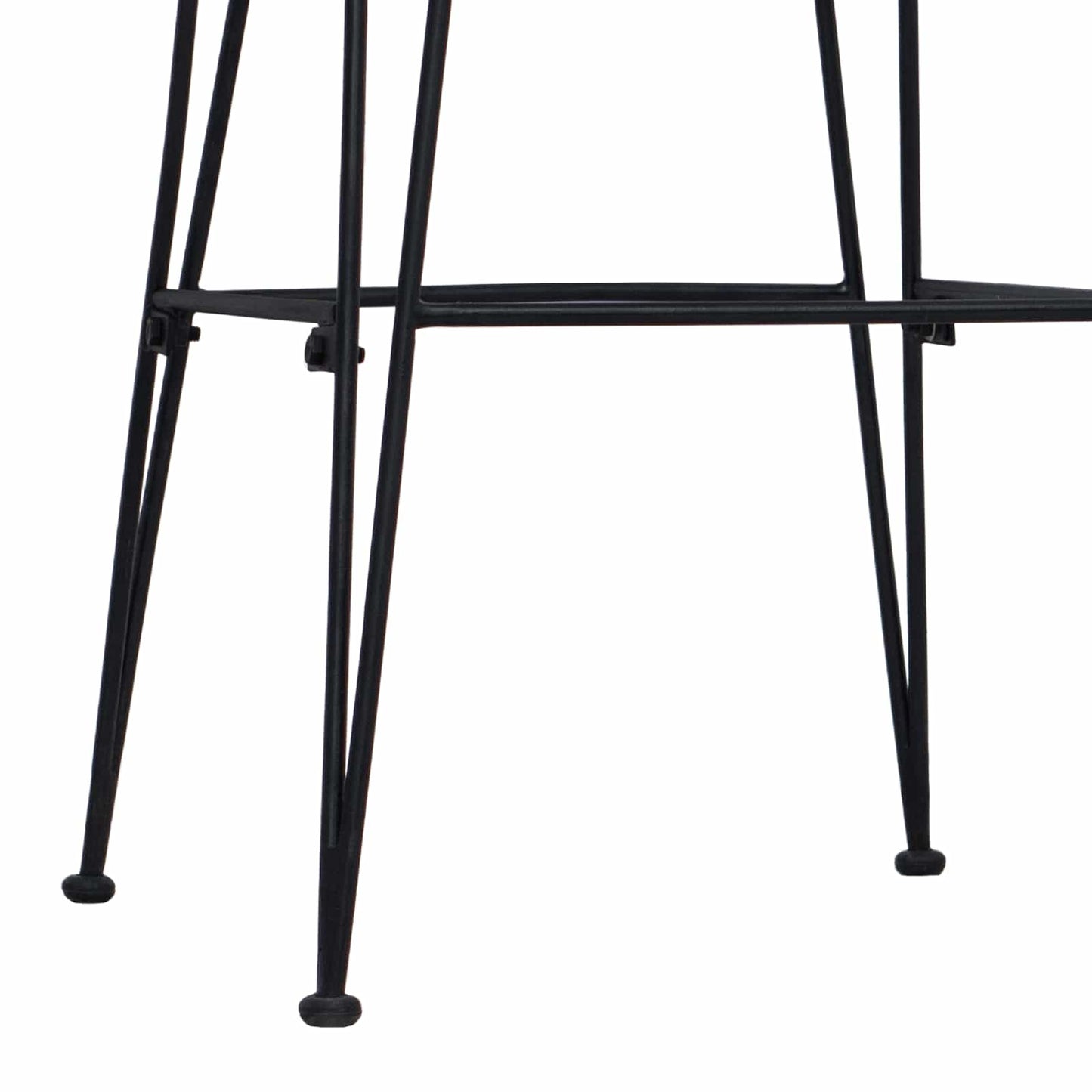 vidaXL Μπαρ σκαμπό 2 pcs Φυσικό 44 x 55 x 109 εκ. Ράτταν και Χάλυβας