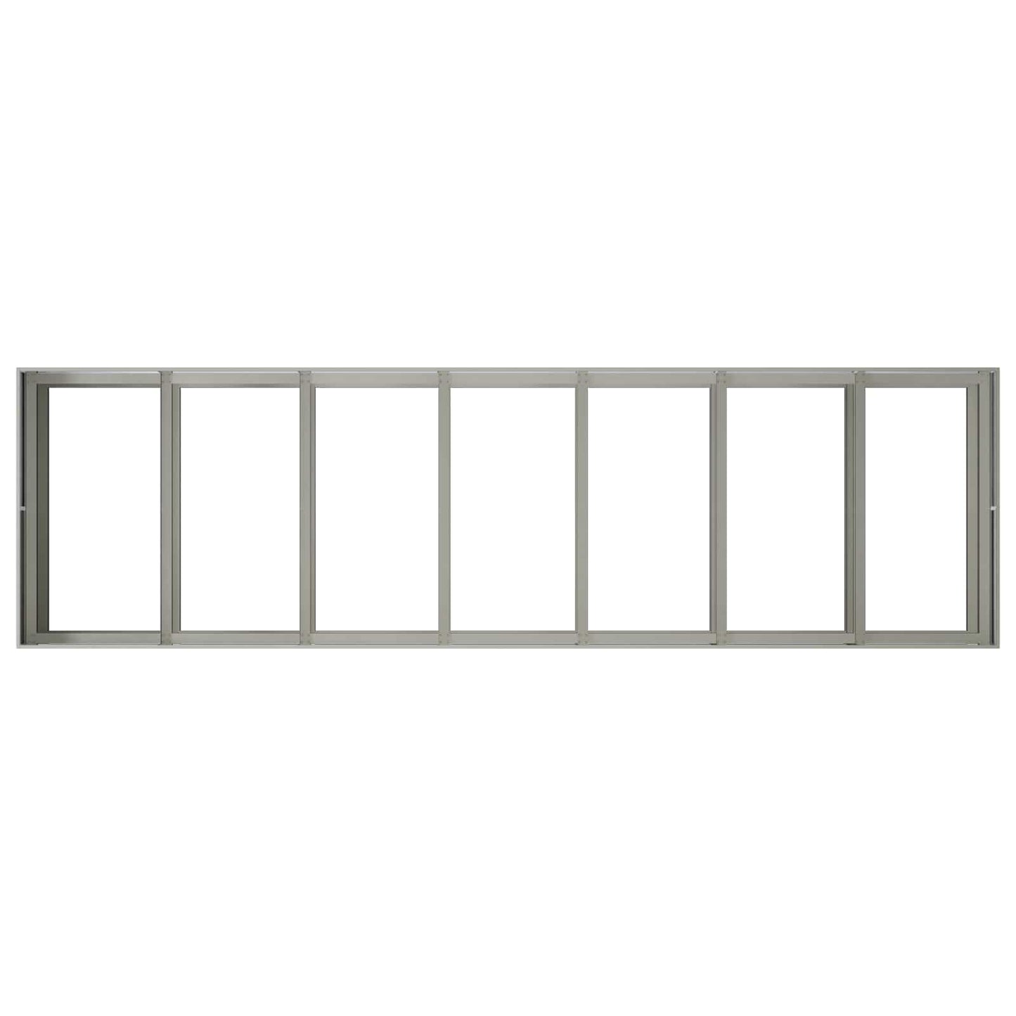 vidaXL Γλάστρα Κήπου Ασημί 280 x 80 x 60 εκ Ανοξείδωτο Ατσάλι