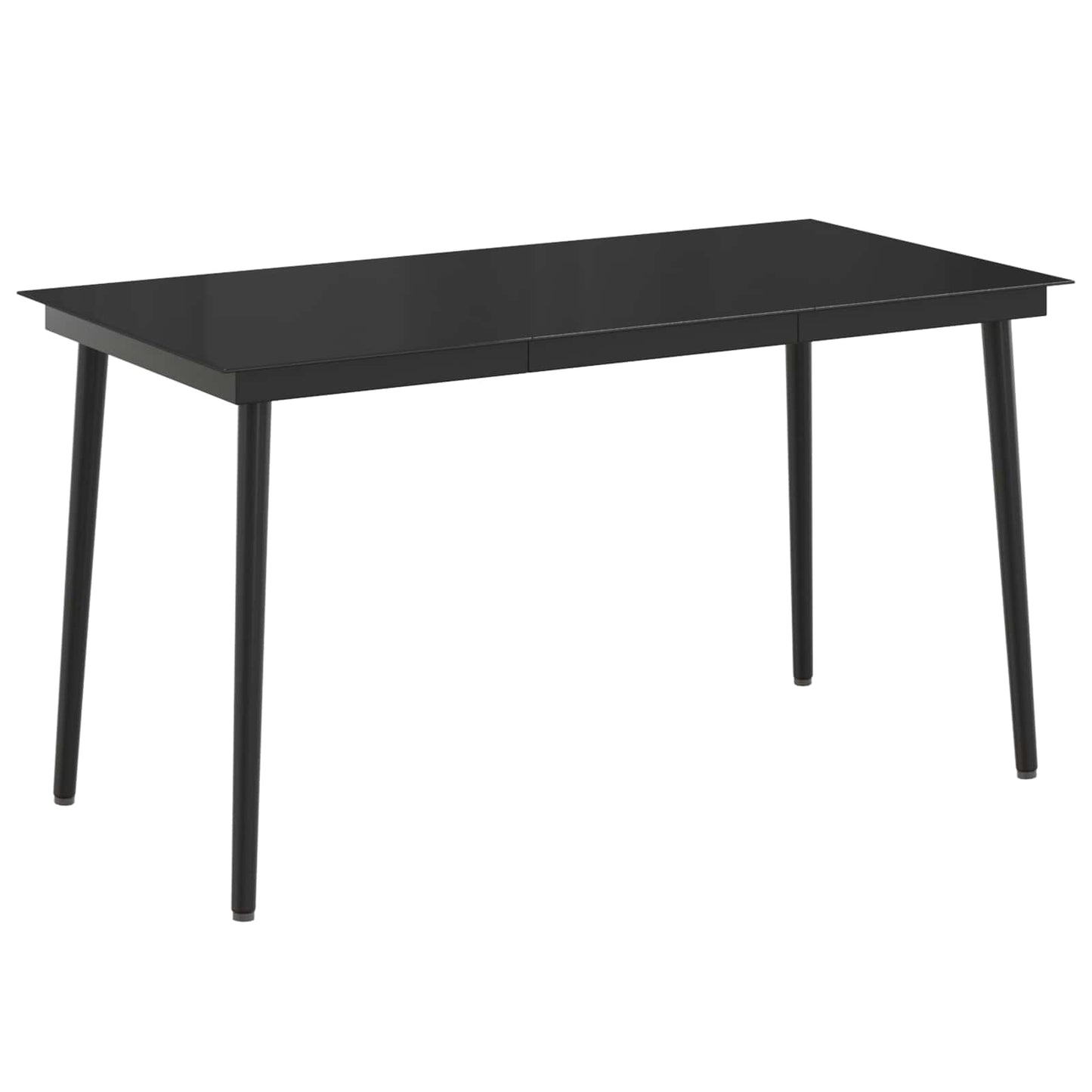 vidaXL Σετ Τραπέζι Καναπέ με μαξιλάρι 7 pcs Μαύρο και Κρεμ Λευκό