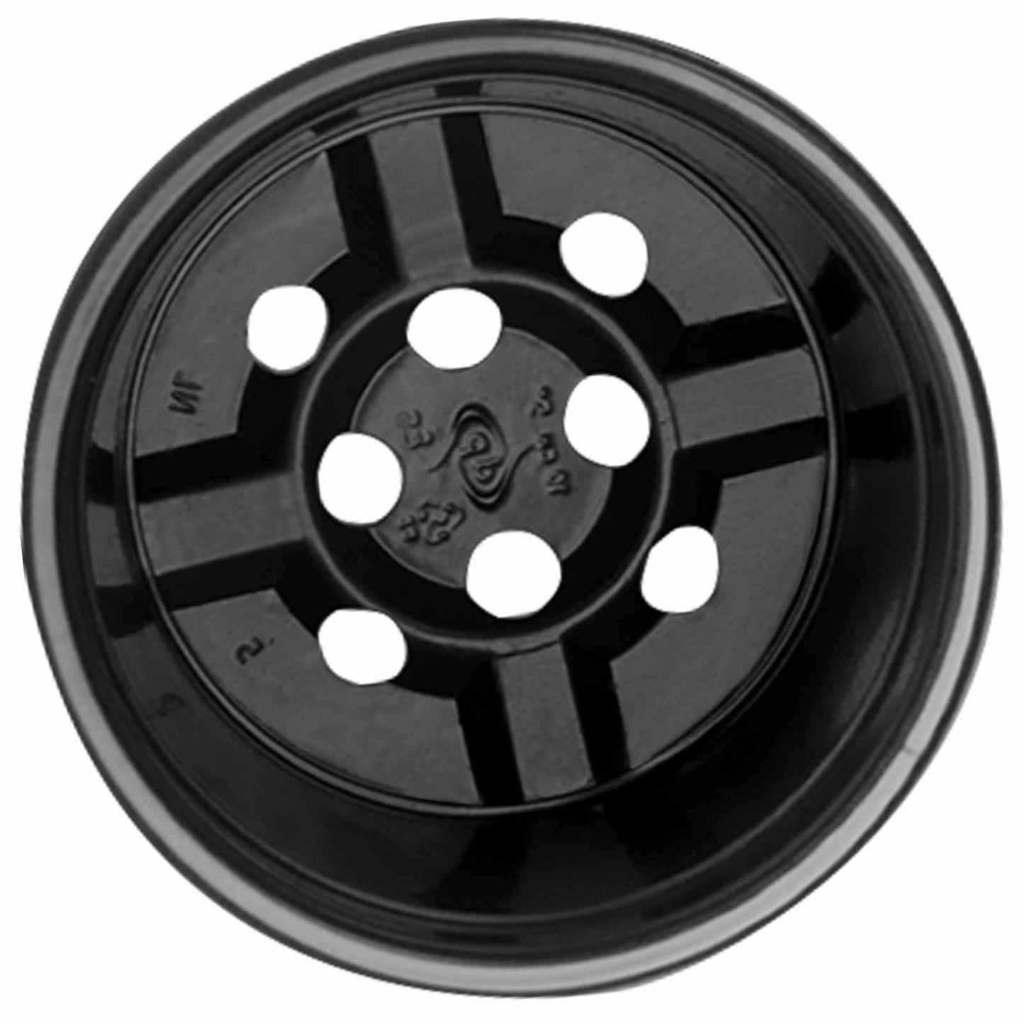 vidaXL Γλάστρα Λουλουδιών 50 pcs Μαύρο Ø 15 x 12.5 εκ. Πλαστικό