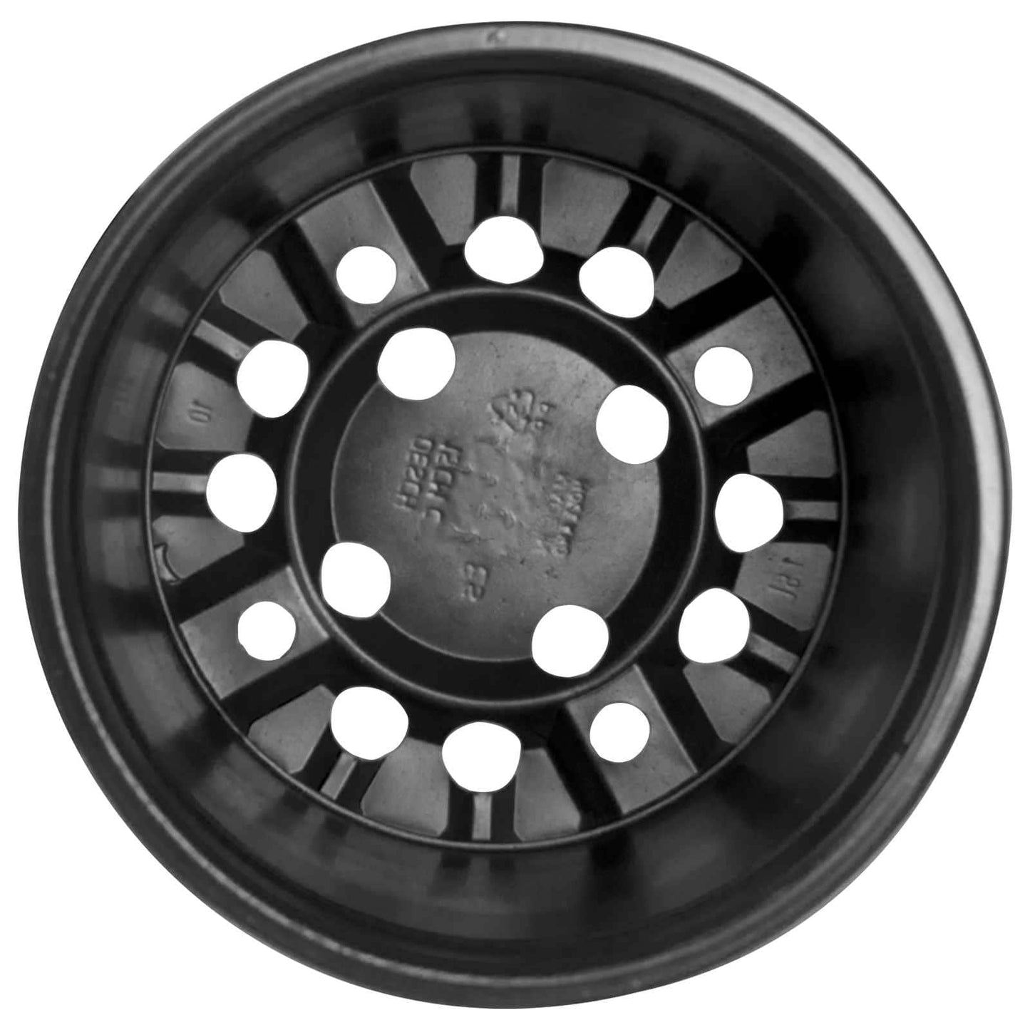 vidaXL Γλάστρα Λουλουδιών 200 pcs Μαύρο Ø 15 x 12.5 εκ. Πλαστικό