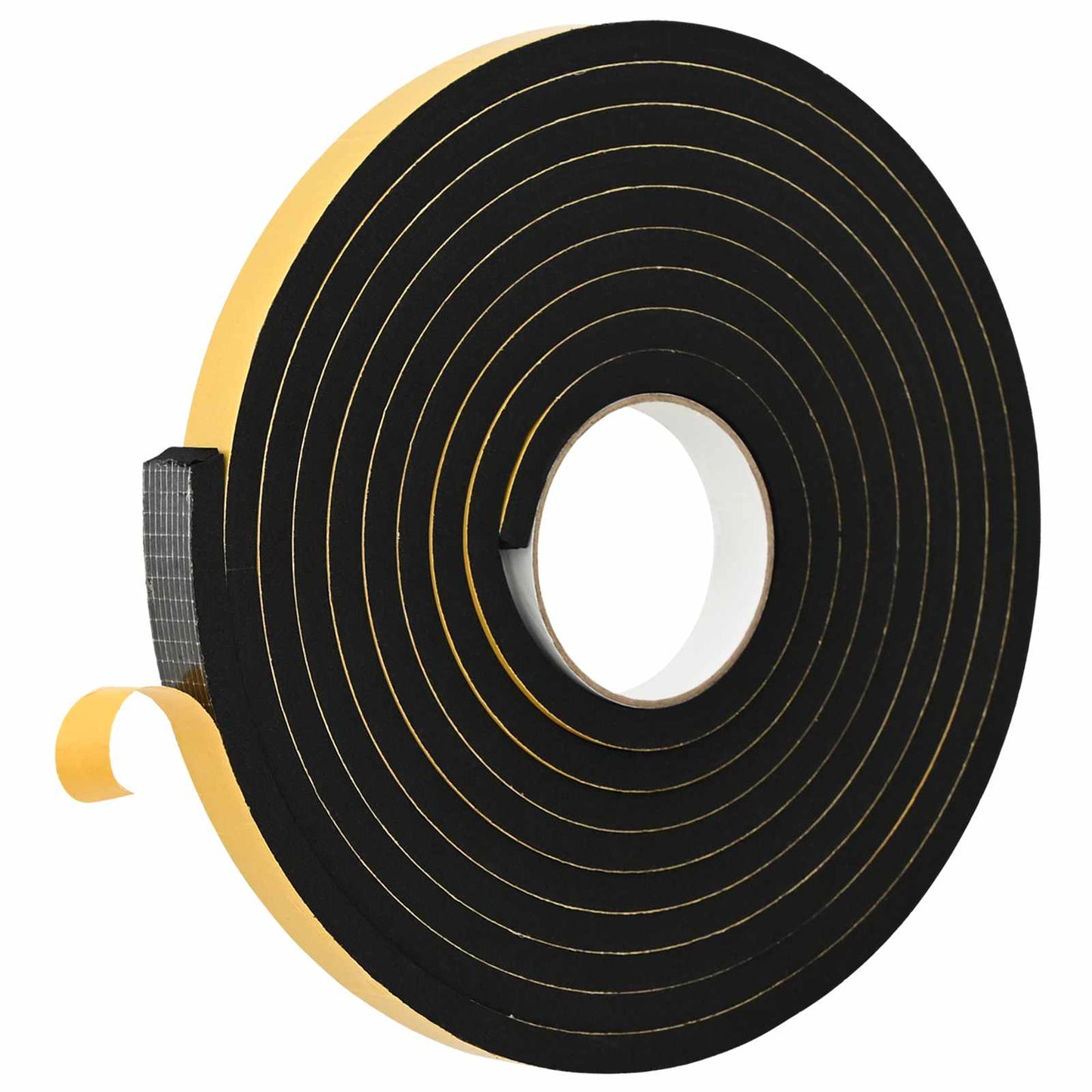 vidaXL Αυτοκόλλητη ταινία αφρού 2 pcs Μαύρο 20mm x 5m Χ foam CR