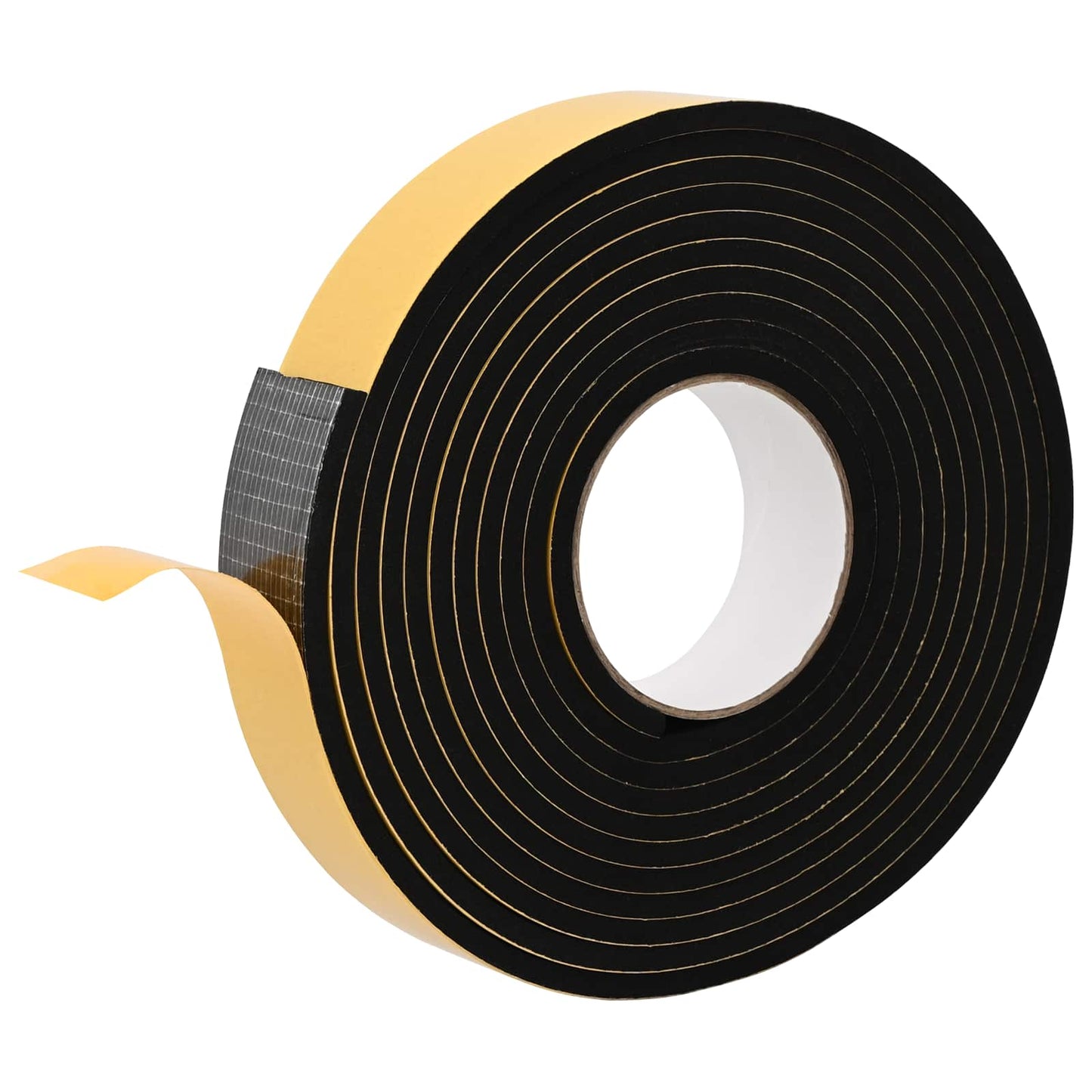 vidaXL Αυτοκόλλητη ταινία αφρού 2 pcs Μαύρο 30χιλ x 5μ Χ foam CR