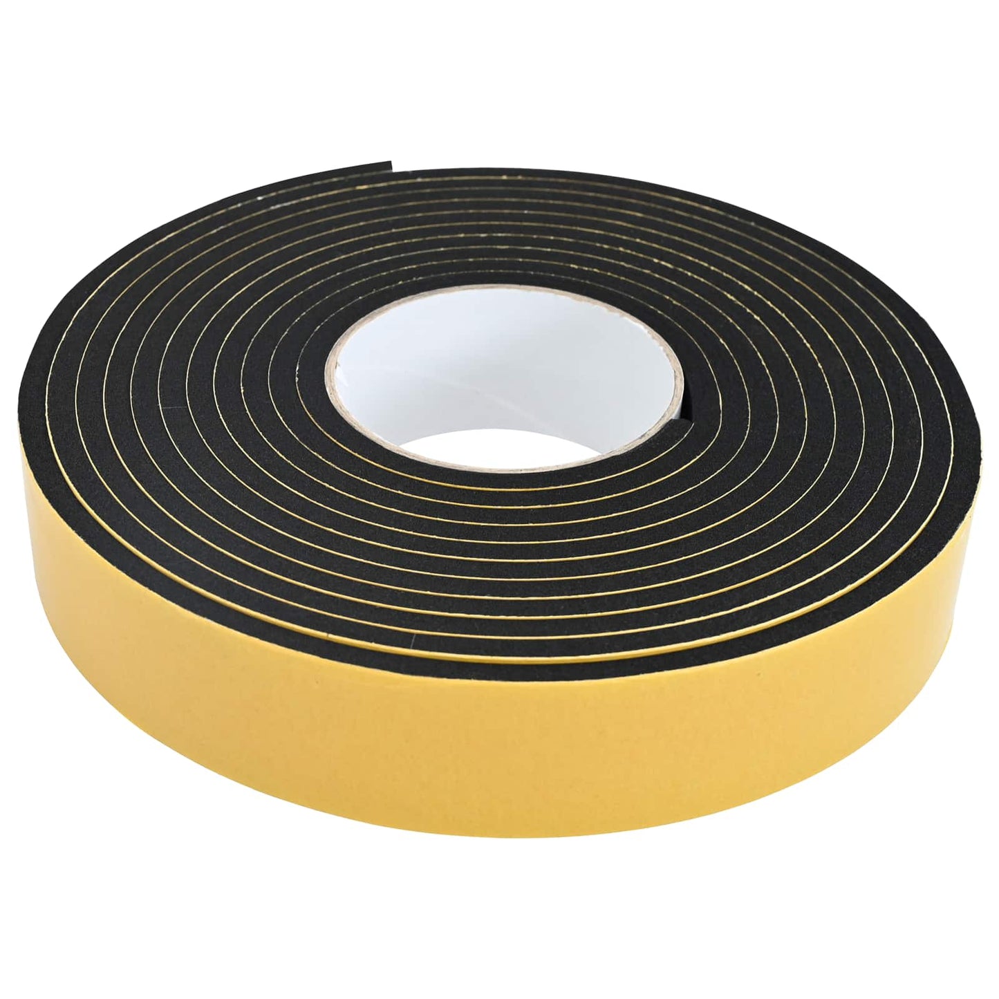 vidaXL Αυτοκόλλητη ταινία αφρού 4 pcs Μαύρο 40 χλστ. x 5 μ. Χ foam CR
