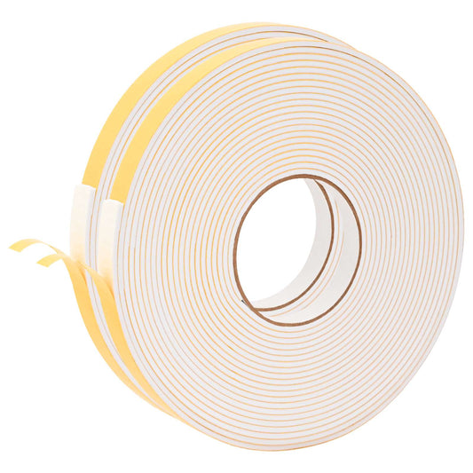 vidaXL Αυτοκόλλητη ταινία αφρού 2 pcs Λευκό 15mm x 10m Χ foam CR