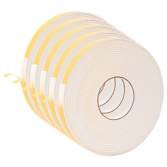 vidaXL Αυτοκόλλητη ταινία αφρού 5 pcs Λευκό 15mm x 10m Χ foam CR