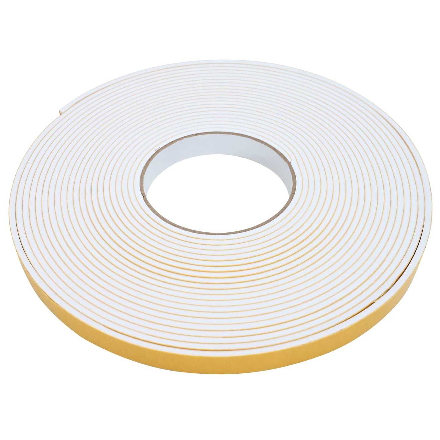 vidaXL Αυτοκόλλητη ταινία αφρού 10 pcs Λευκό 15mm x 10m Χ foam CR