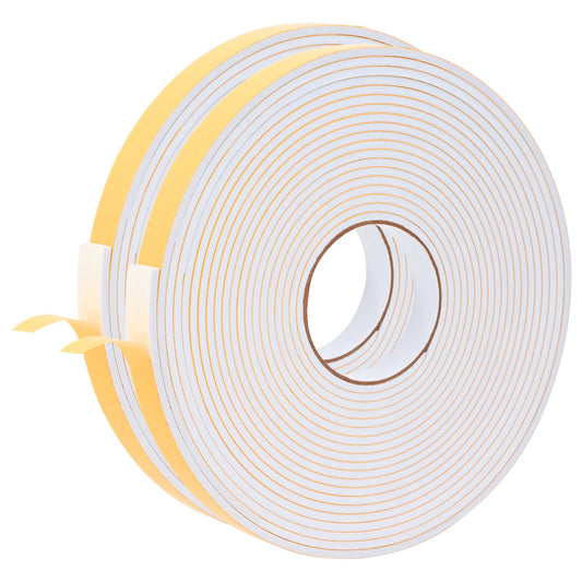vidaXL Αυτοκόλλητη ταινία αφρού 2 pcs Λευκό 20 χιλ. x 10 μ. Χ foam CR