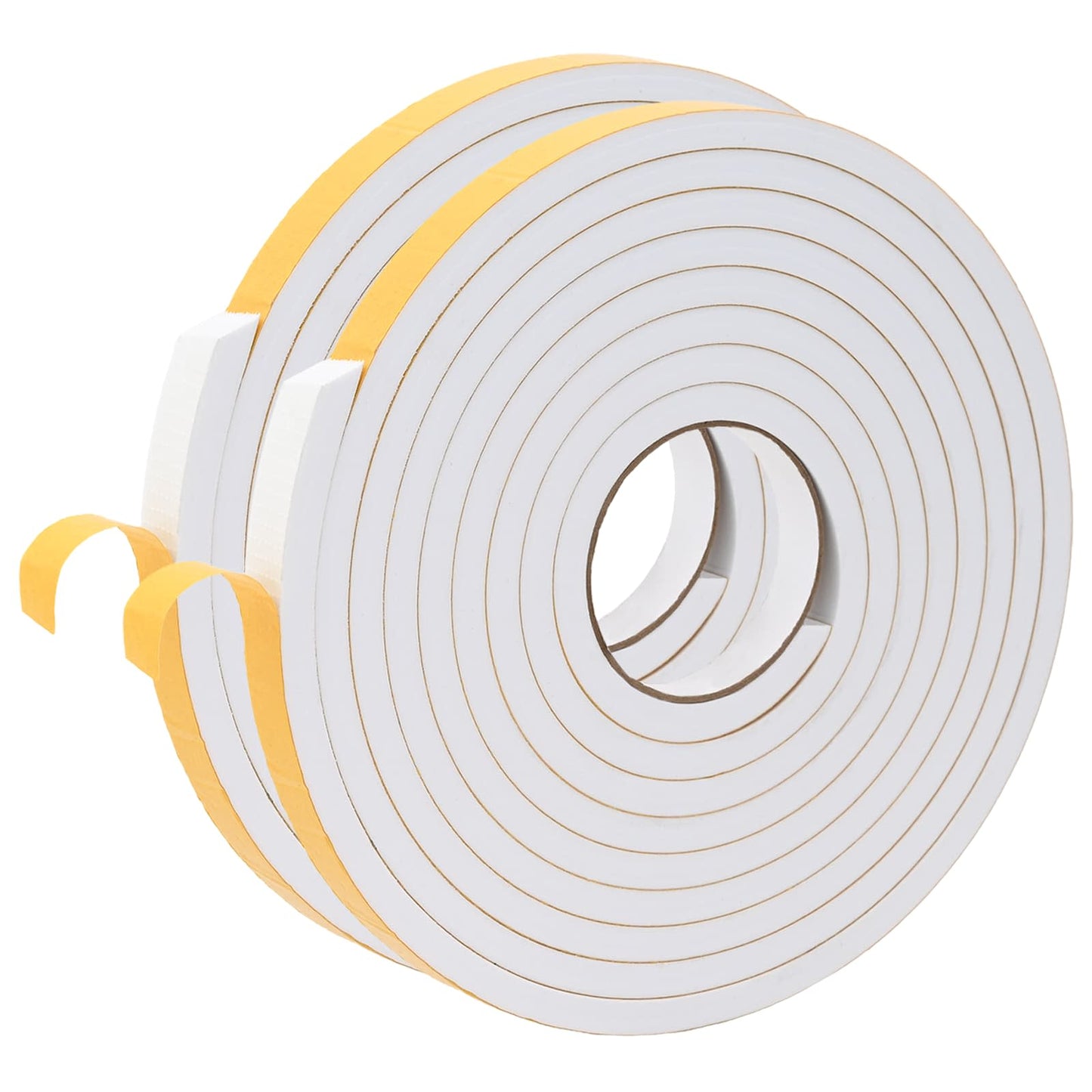 vidaXL Αυτοκόλλητη ταινία αφρού 2 pcs Λευκό 20mm x 5m Χ foam CR
