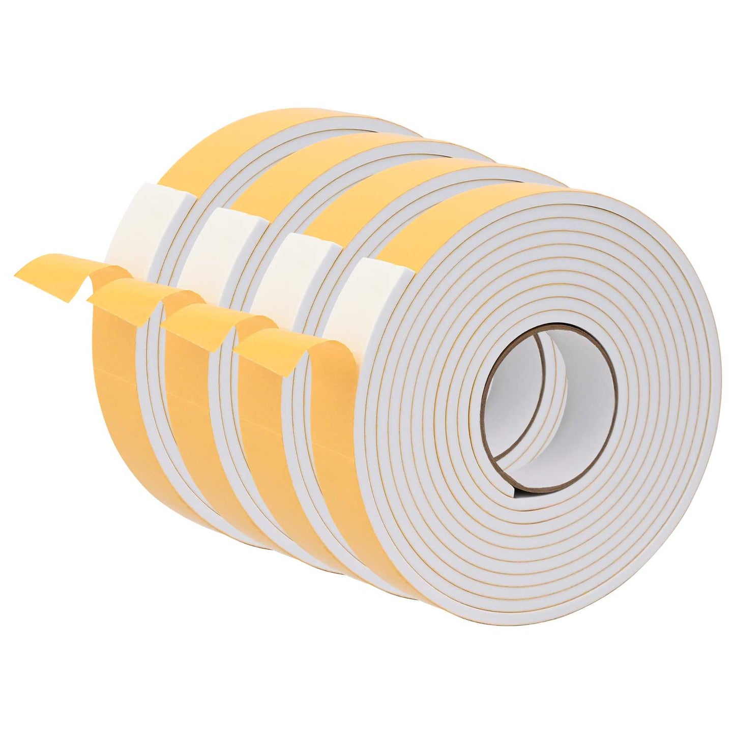 vidaXL Αυτοκόλλητη ταινία αφρού 4 pcs Λευκό 40mm x 5m Χ foam CR