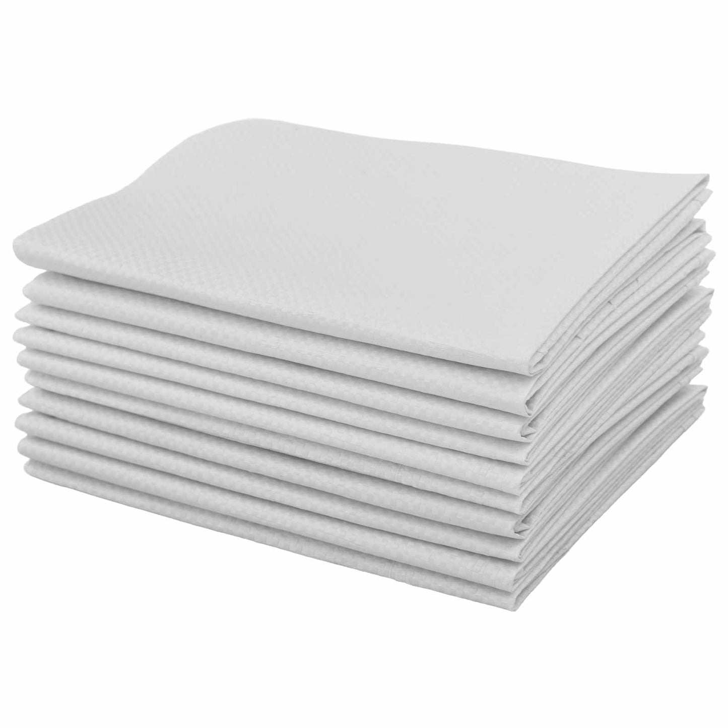 vidaXL Υφασμάτινοι σακίδες 10 pcs Λευκό 30 x 45 εκ PP