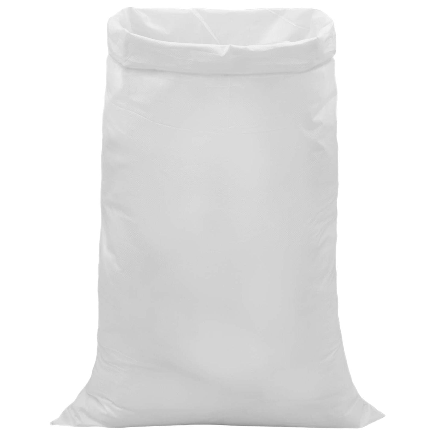 vidaXL Υφασμάτινοι σακίδες 10 pcs Λευκό 80 x 125 cm PP