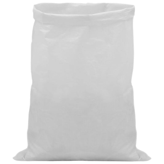 vidaXL Υφασμάτινοι σακίδες 50 τεμ. Λευκό 30 x 45 εκ PP