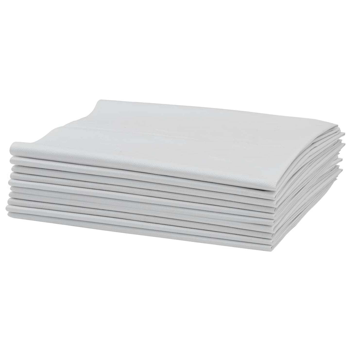 vidaXL Υφασμάτινοι σακίδες 100 pcs Λευκό 80 x 125 cm PP