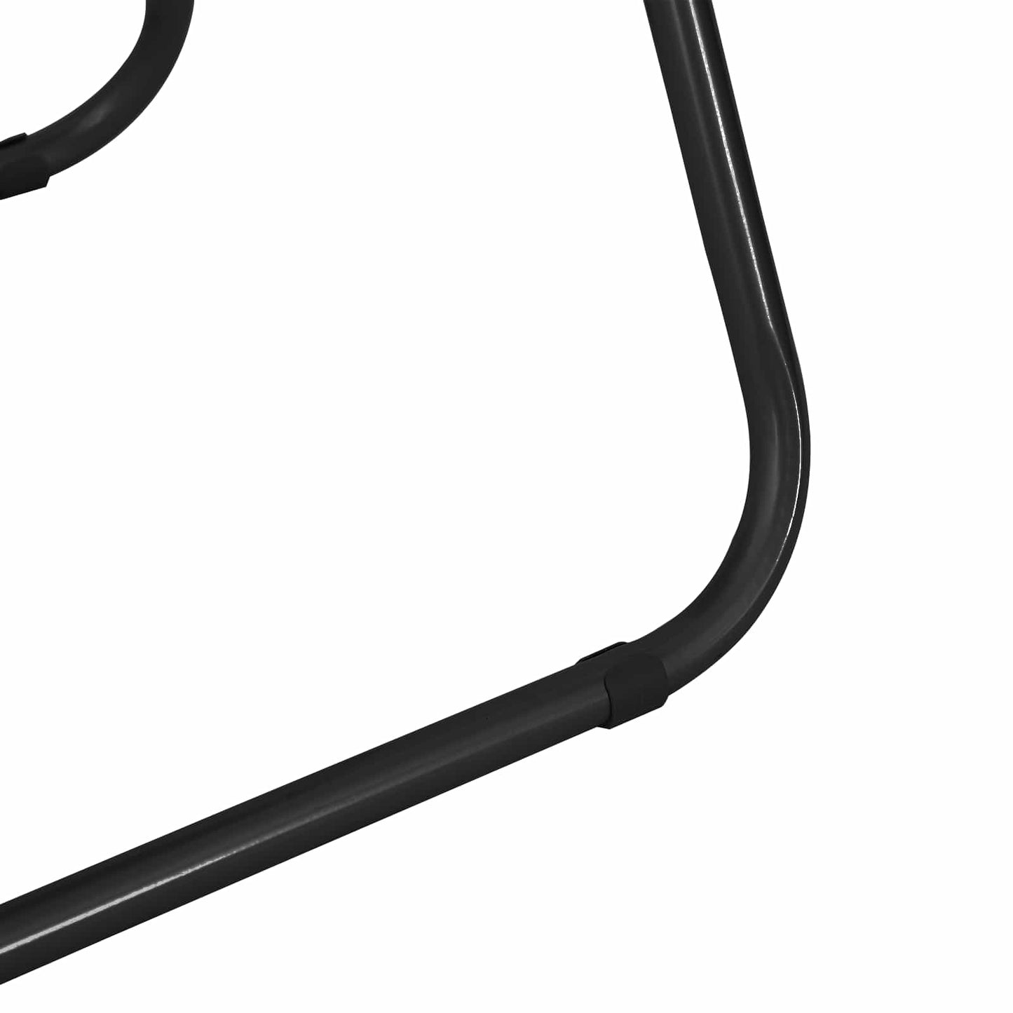 vidaXL Πτυσσόμενη Καρέκλα 2 pcs Μαύρο 48 x 43,5 x 81 εκ. Τεχνητό Δέρμα