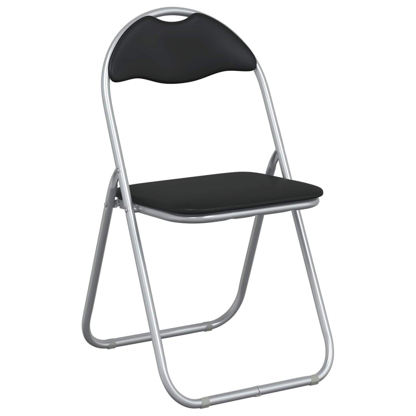 vidaXL Πτυσσόμενη Καρέκλα 8 pcs Μαύρο και Γκρι 48 x 43,5 x 81 εκ.