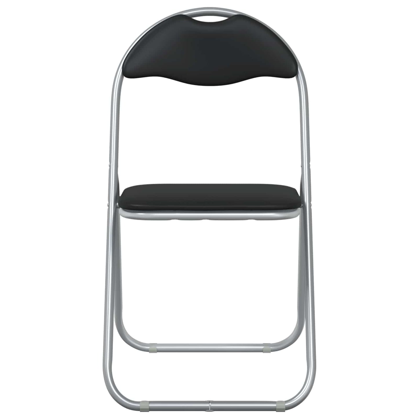 vidaXL Πτυσσόμενη Καρέκλα 8 pcs Μαύρο και Γκρι 48 x 43,5 x 81 εκ.