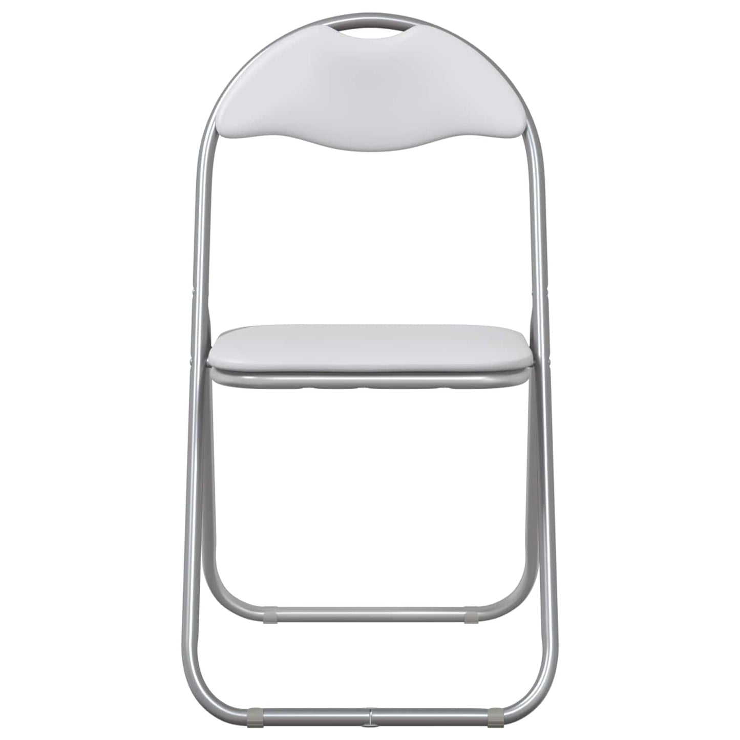 vidaXL Πτυσσόμενη Καρέκλα 8 pcs Λευκό και Γκρι 48 x 43,5 x 81 εκ.