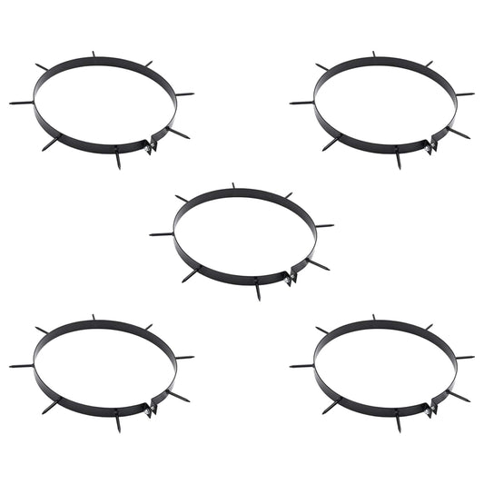 vidaXL Σφιγκτήρας Αεριστήρα Γκαζόν με Σπαθιά 5 pcs Ø 30 cm Ατσάλι