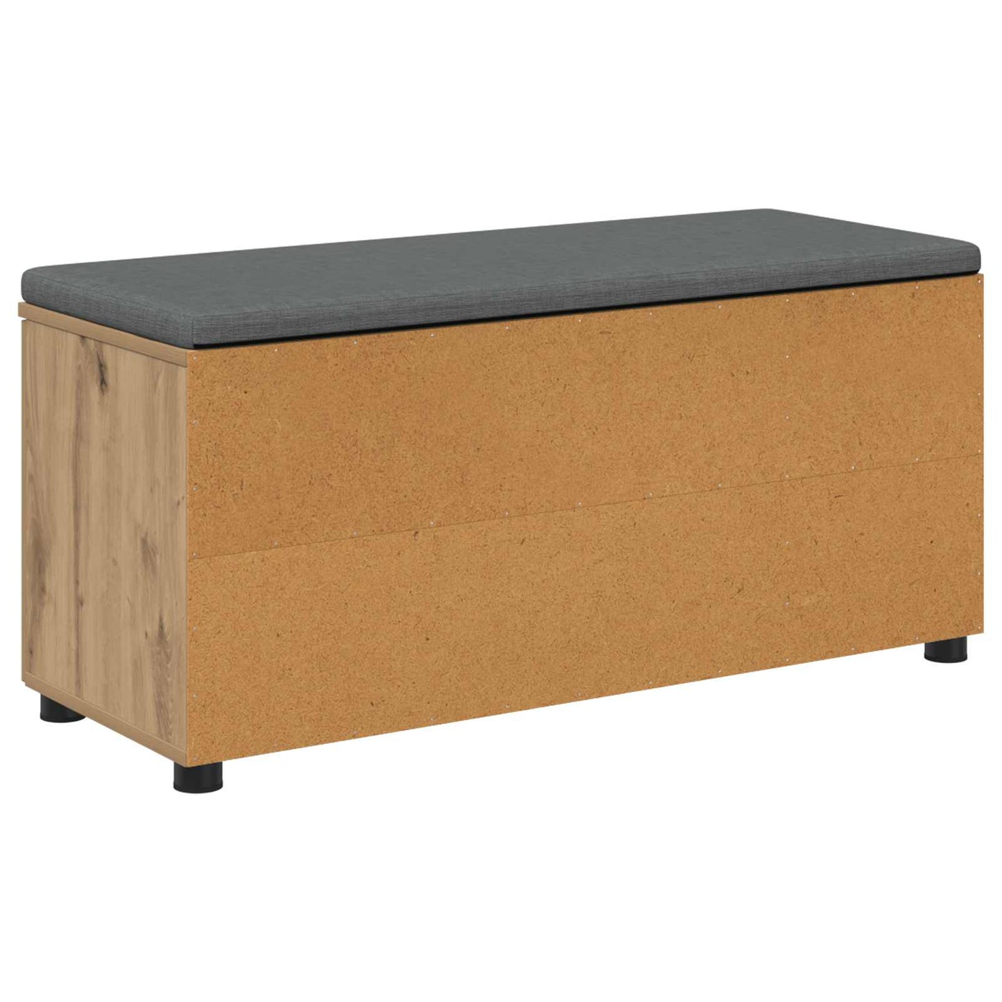 vidaXL Πάγκος Παπουτσιών με Μαξιλάρι Artisan Δρυς 100 x 38 x 46 εκ