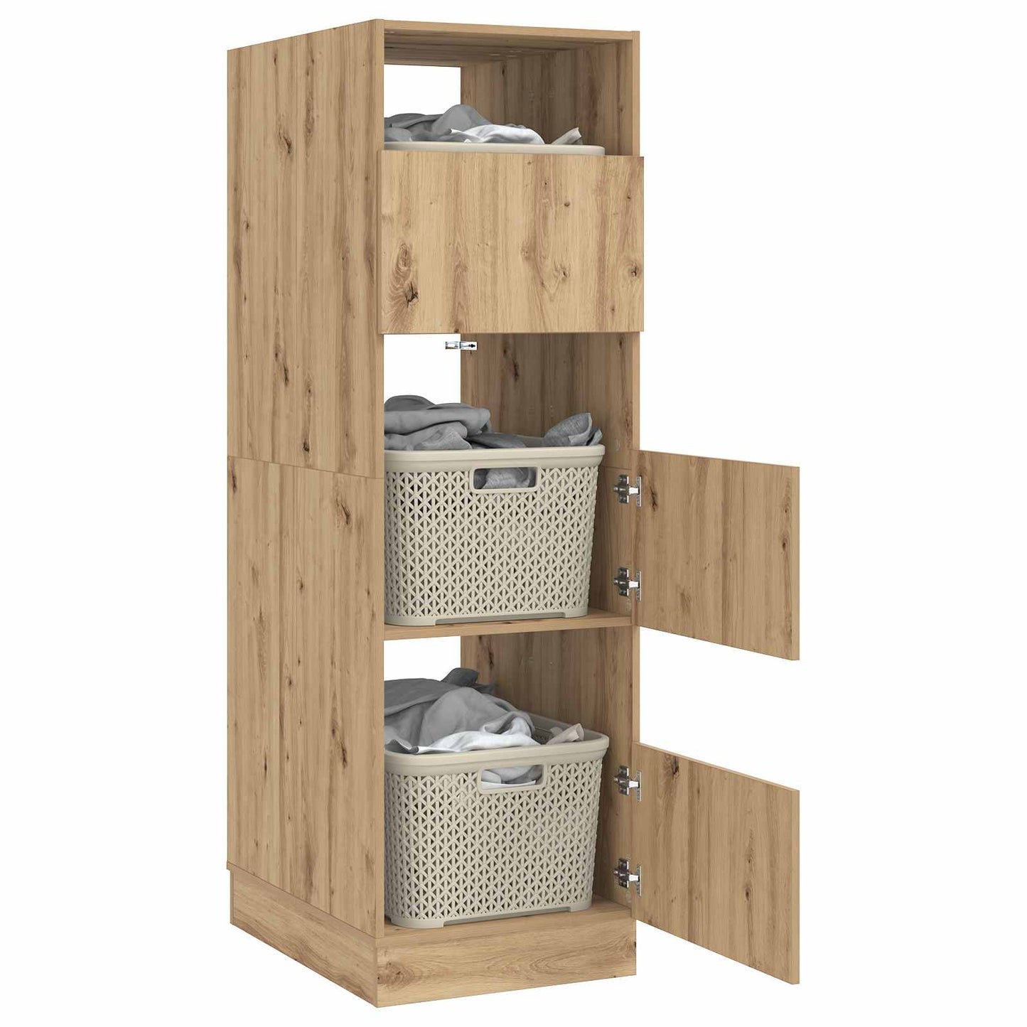 vidaXL Ντουλάπα Πλυσταριού με πόρτα Artisan Oak Επεξεργασμένο ξύλο