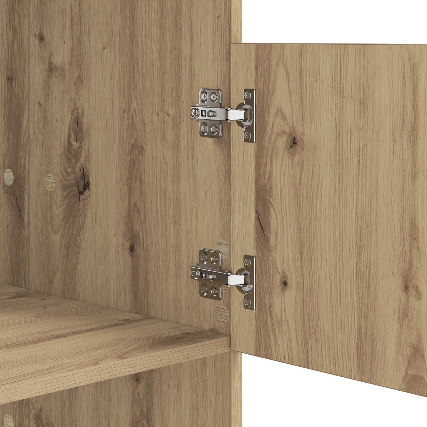 vidaXL Ντουλάπα Πλυσταριού με αποθήκευση Artisan Oak 50 x 68 x 102 εκ