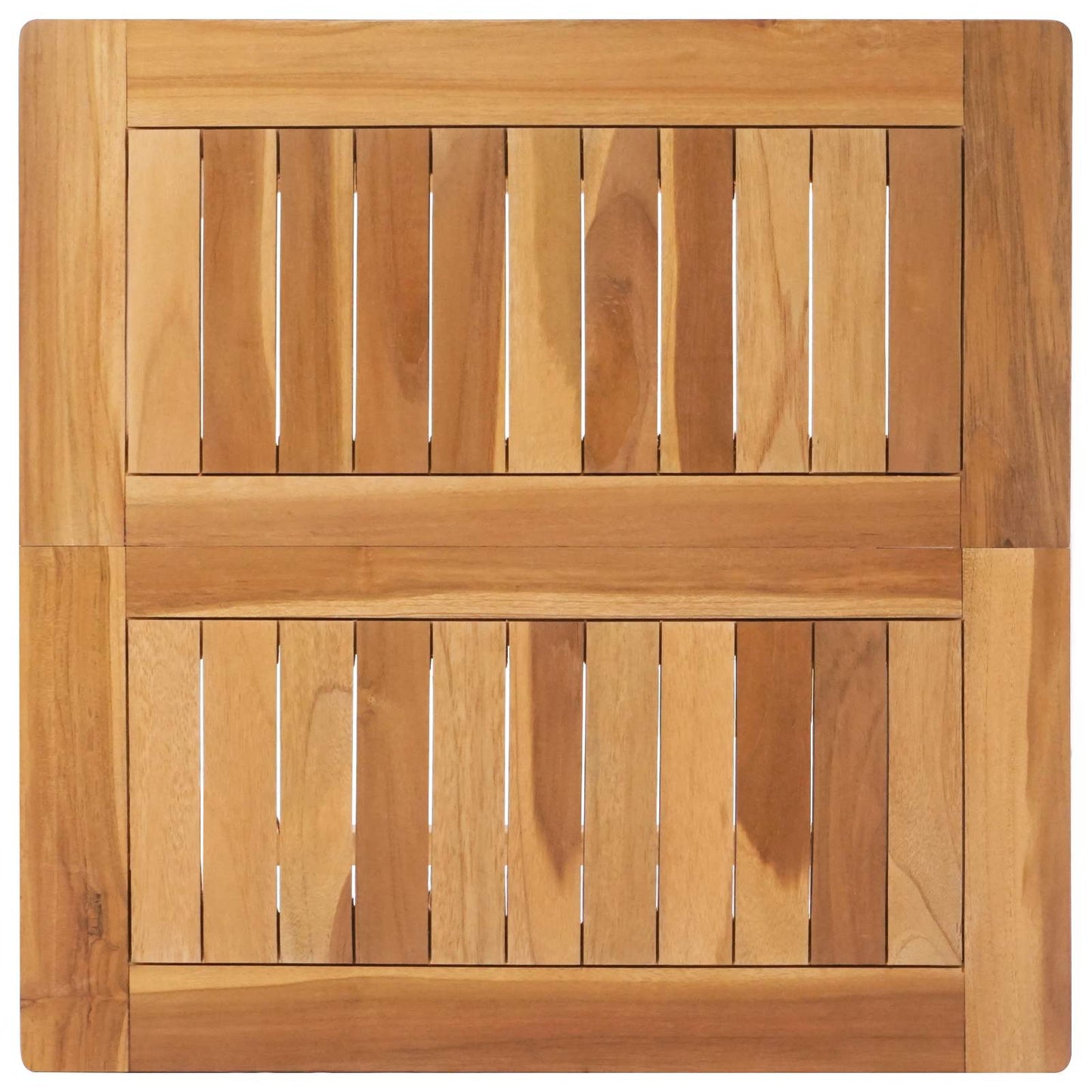 vidaXL Τραπέζι μπαρ Φυσικό 60 x 60 x 105 cm Στερεό Τίκ