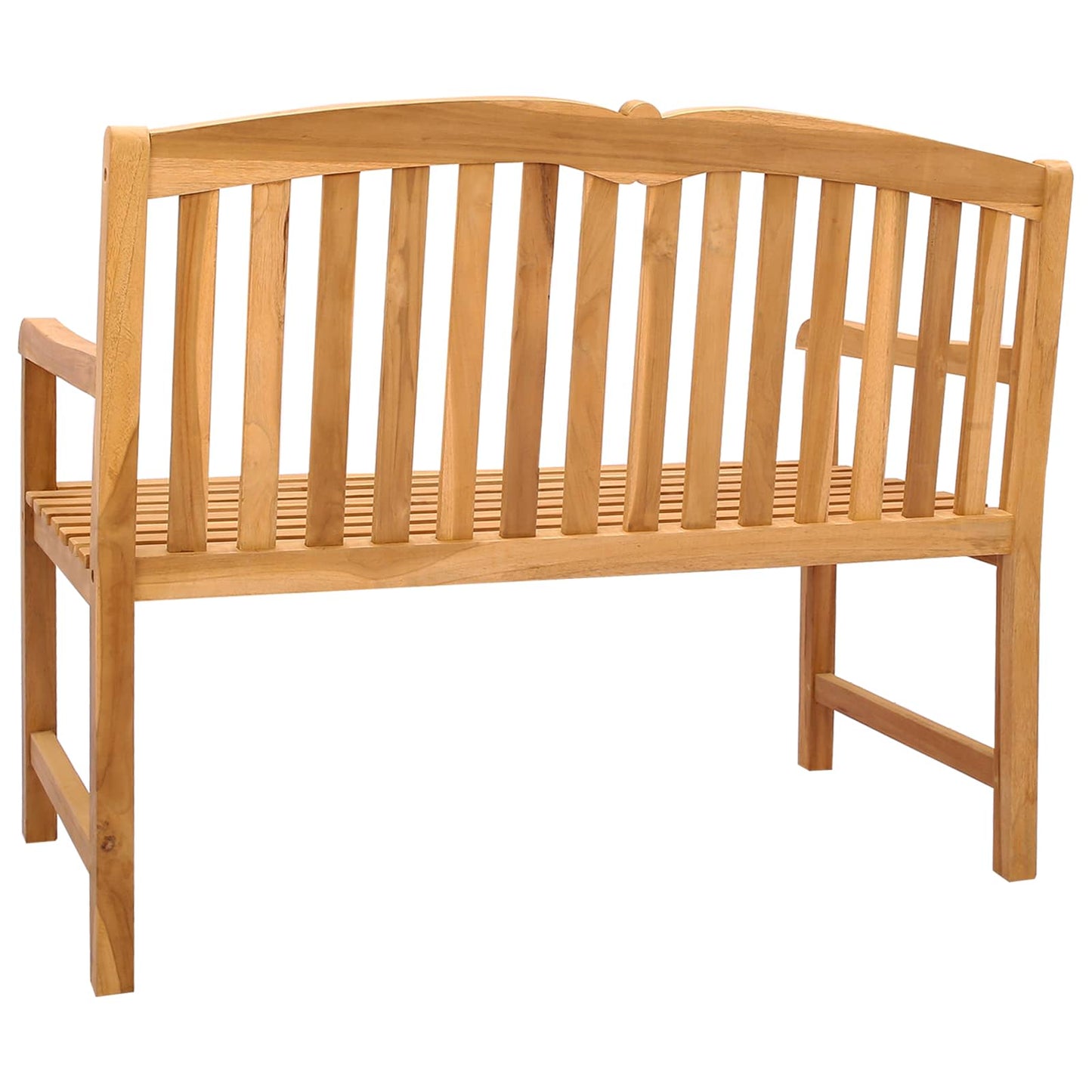 vidaXL Χειροποίητη Ροζ Παγκάκι Φυσικό 114 x 60 x 95 εκ Στερεό Ξύλο Τίκ