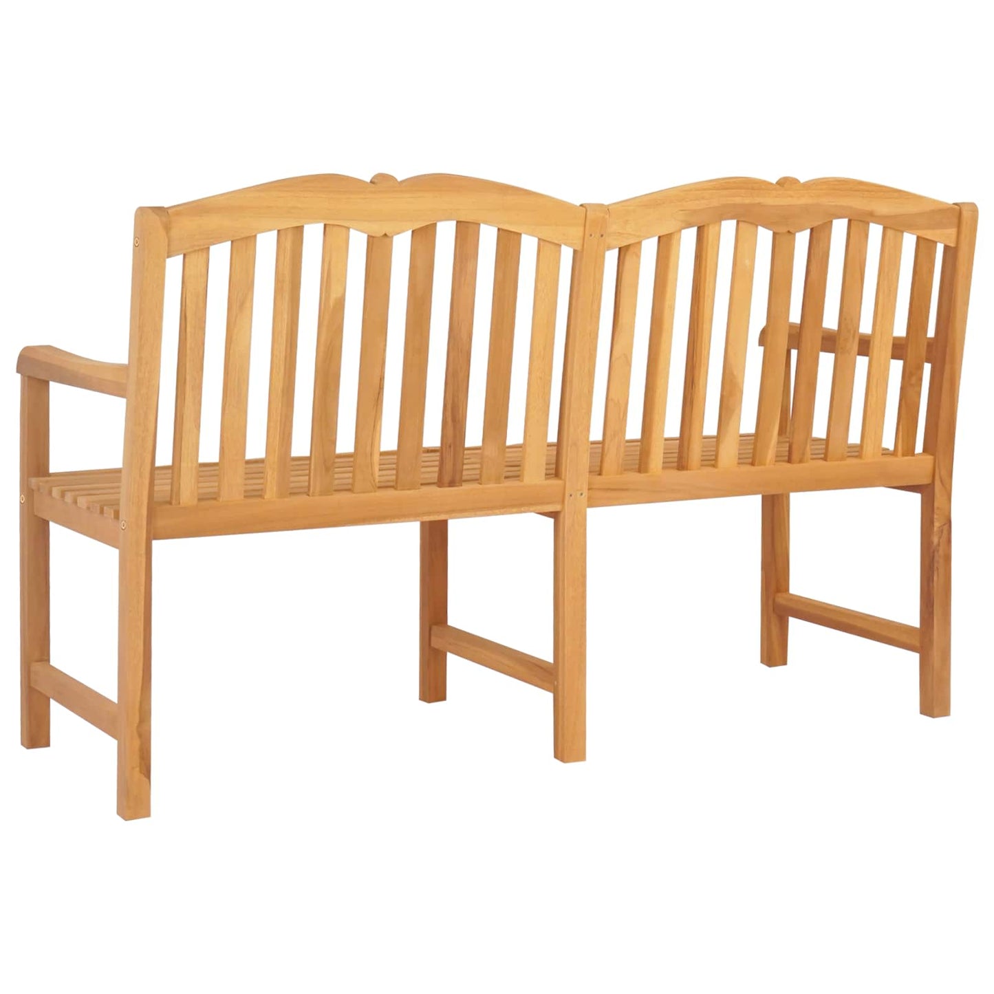 vidaXL Χειροποίητη Ροζ Παγκάκι 150 x 60,5 x 95 εκ Στερεό Ξύλο Τίκ