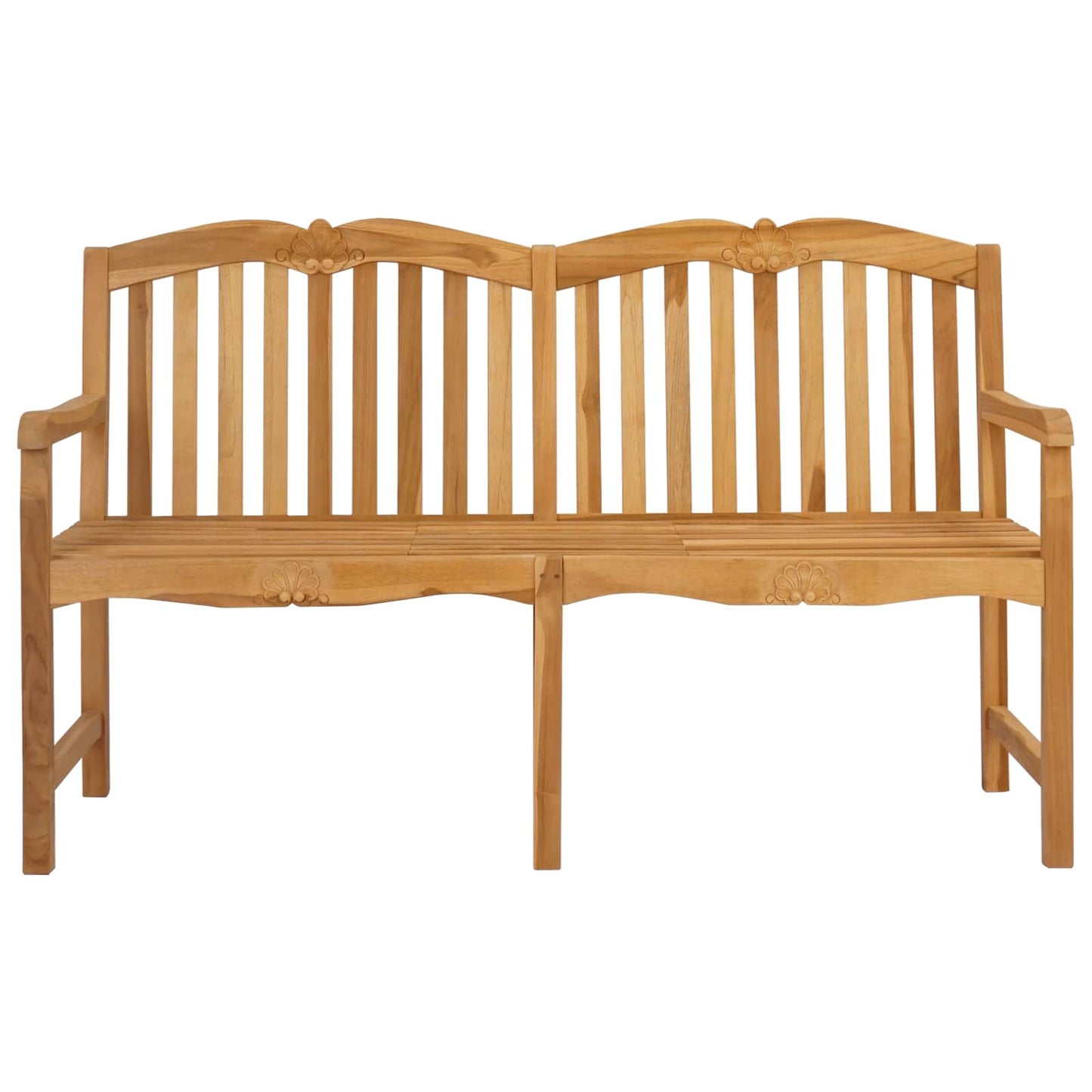vidaXL Χειροποίητη Ροζ Παγκάκι Φυσικό 155 x 60 x 94 εκ Στερεό Ξύλο Τίκ