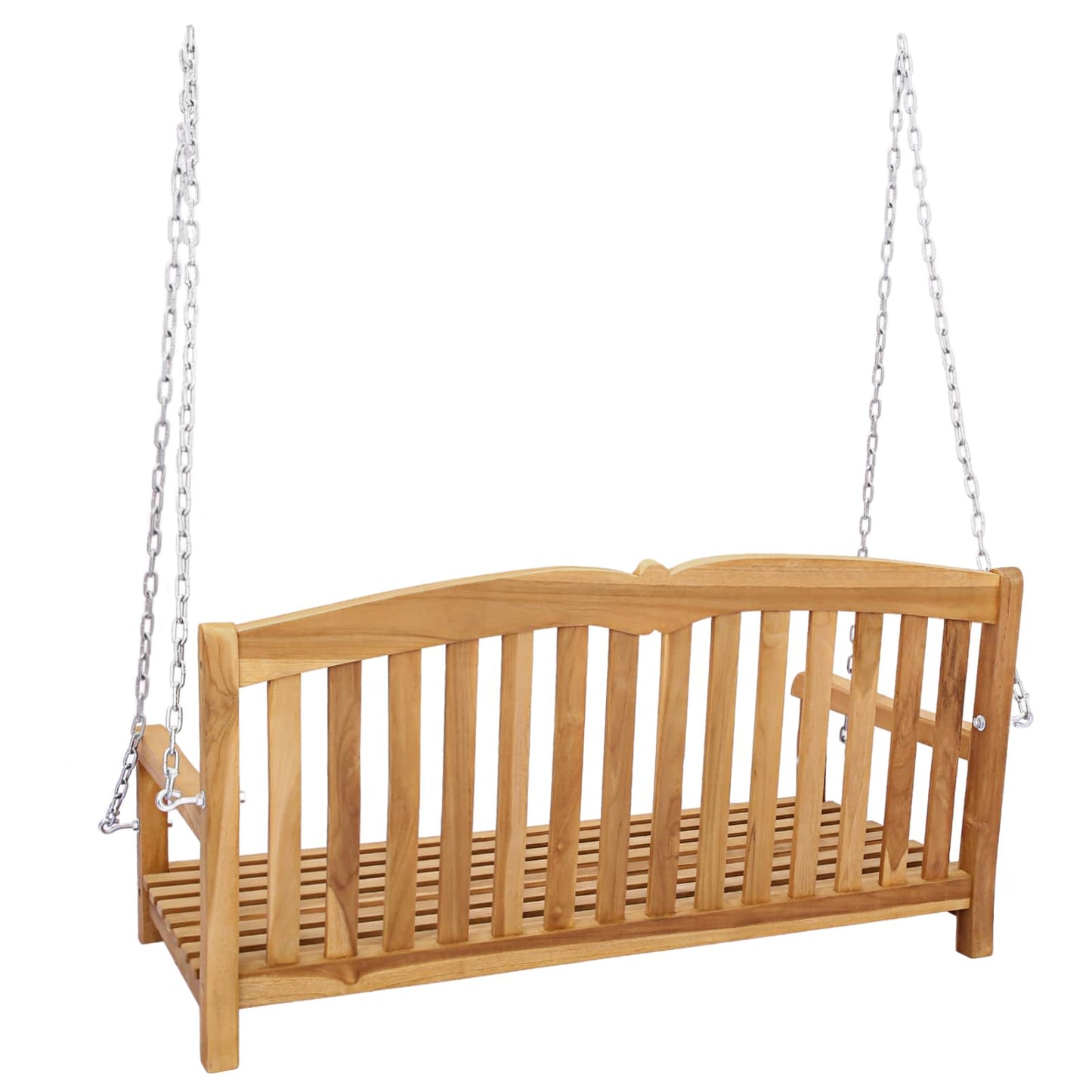vidaXL Πάγκος Κούνια Φυσικό 114 x 60 x 60,5 εκ Στερεό Ξύλο Τίκ