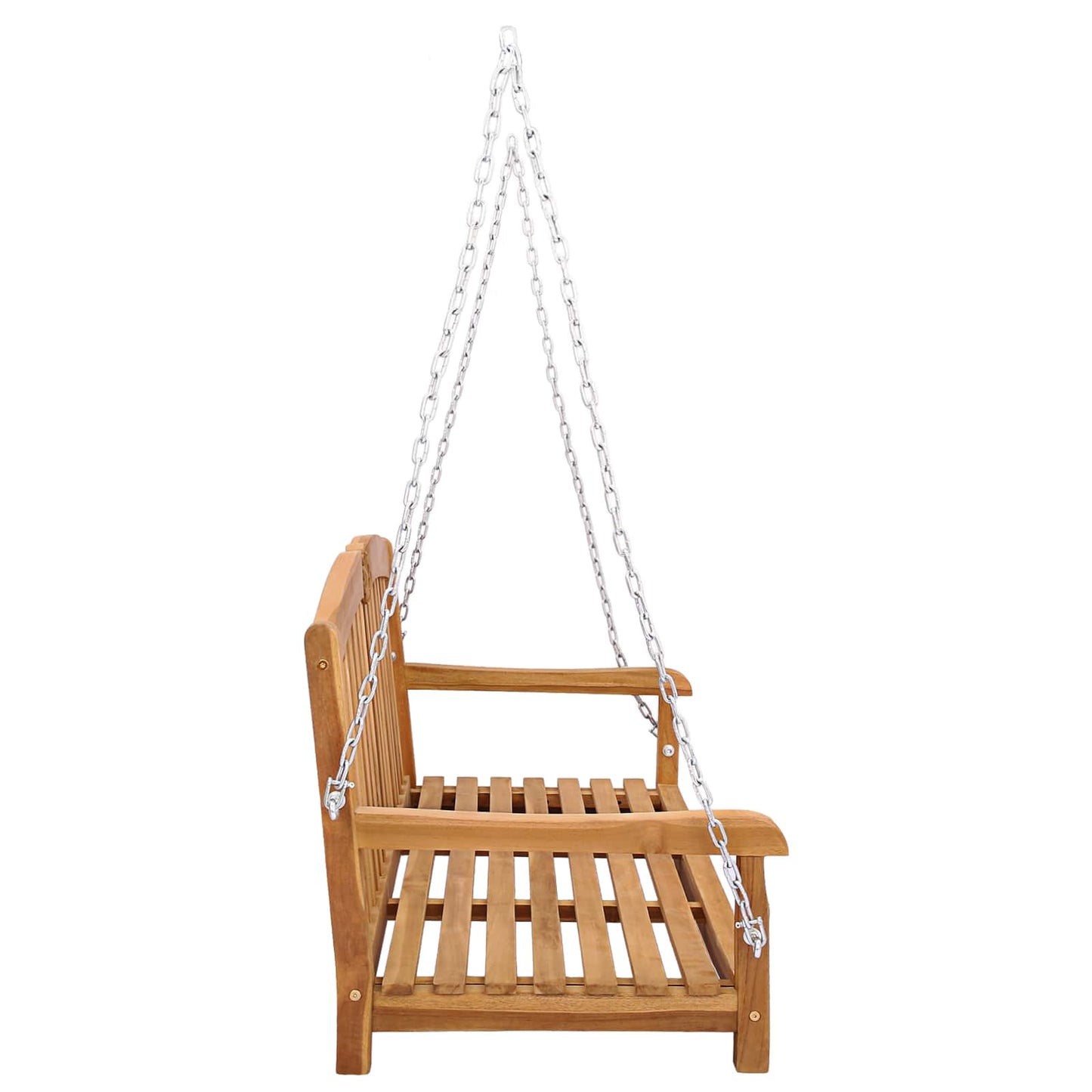 vidaXL Πάγκος Κούνια Φυσικό 114 x 60 x 60,5 εκ Στερεό Ξύλο Τίκ