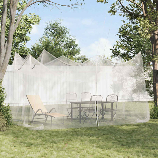 vidaXL Δικτύο Κουνούπια Κήπου 220 mesh Λευκό 3 x 4,5 x 2,5 m