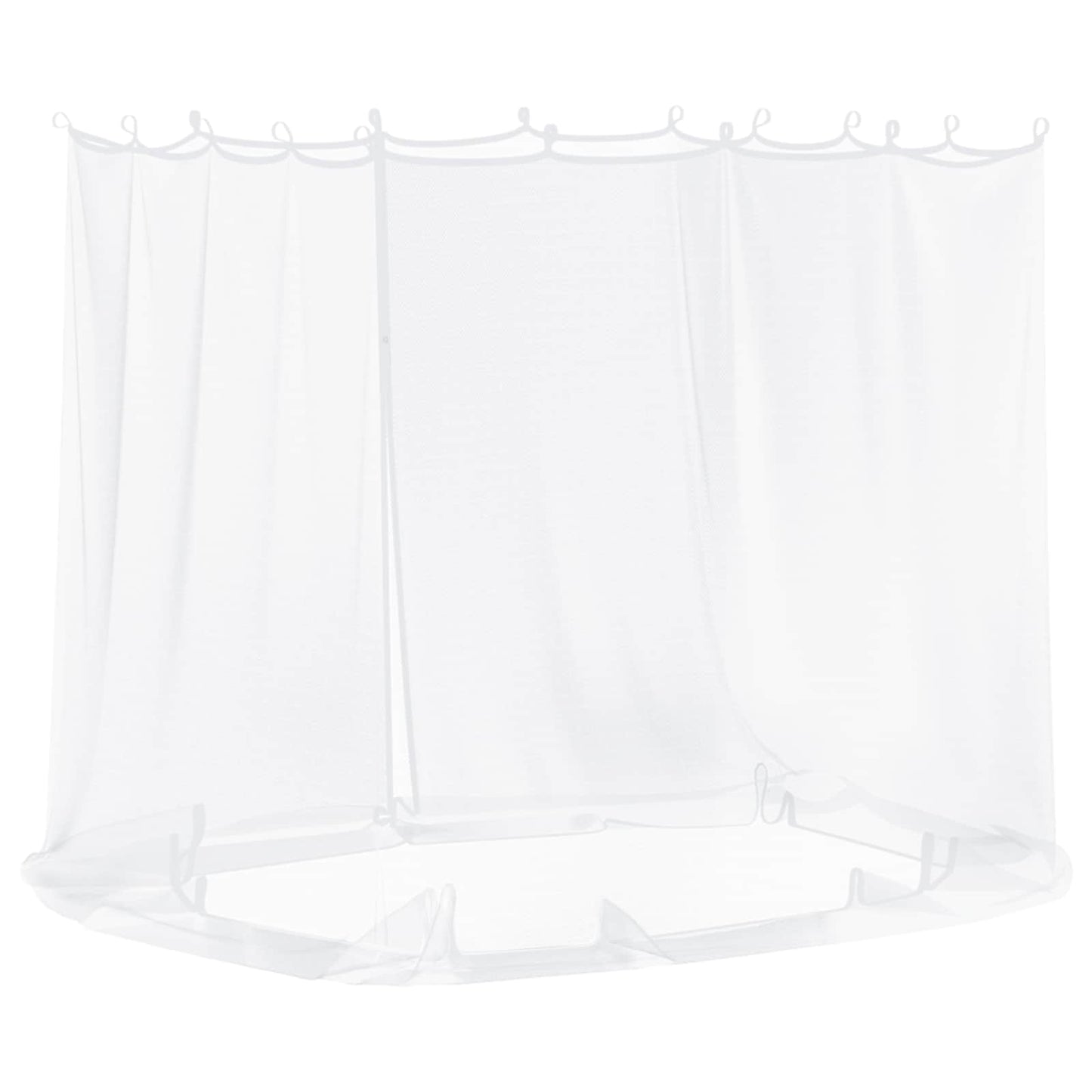 vidaXL Κουνούπι για Περίπτερο 220 mesh Λευκό 2 x 2 x 2 m Πολυεστέρας