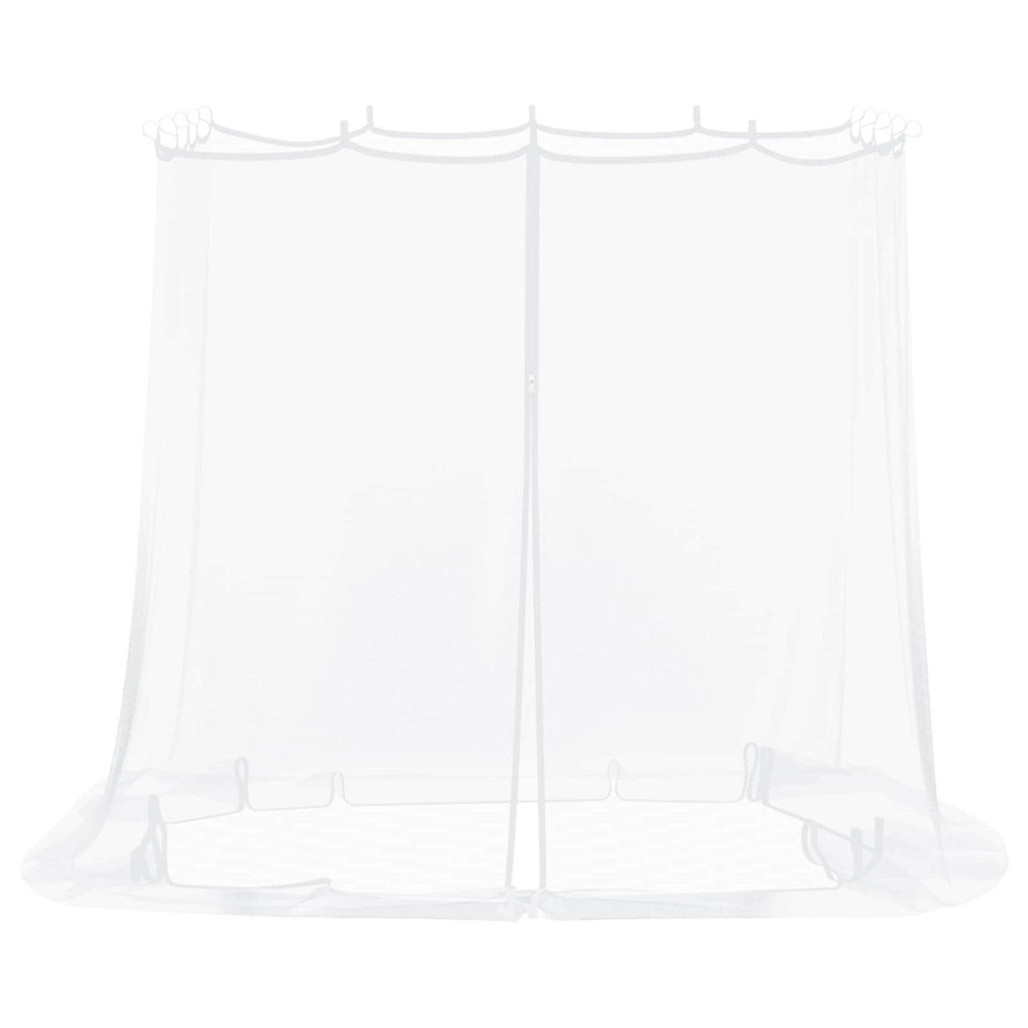 vidaXL Κουνούπι για Περίπτερο 220 mesh Λευκό 2 x 2 x 2 m Πολυεστέρας