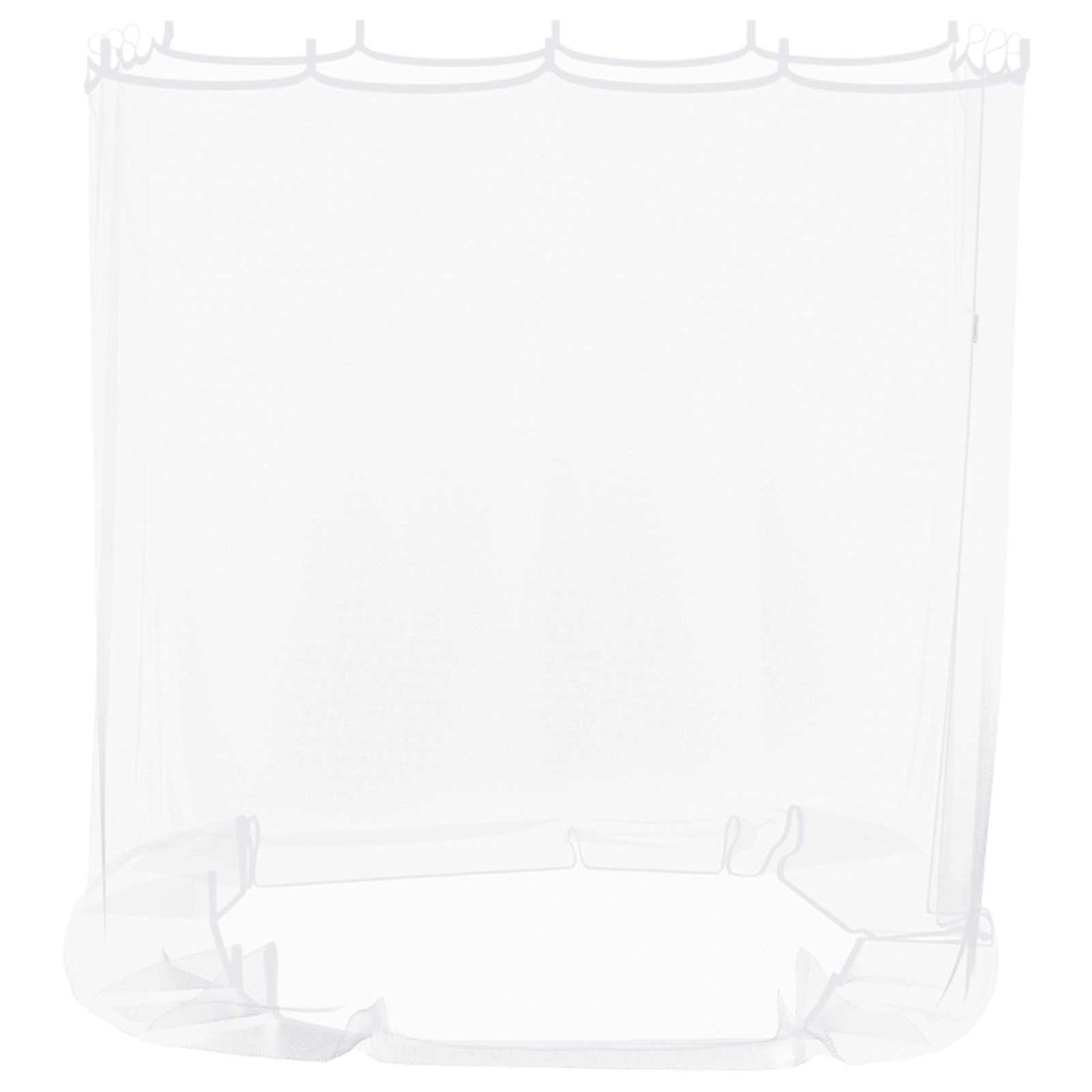 vidaXL Κουνούπι για Περίπτερο 220 mesh Λευκό 2 x 2 x 2 m Πολυεστέρας