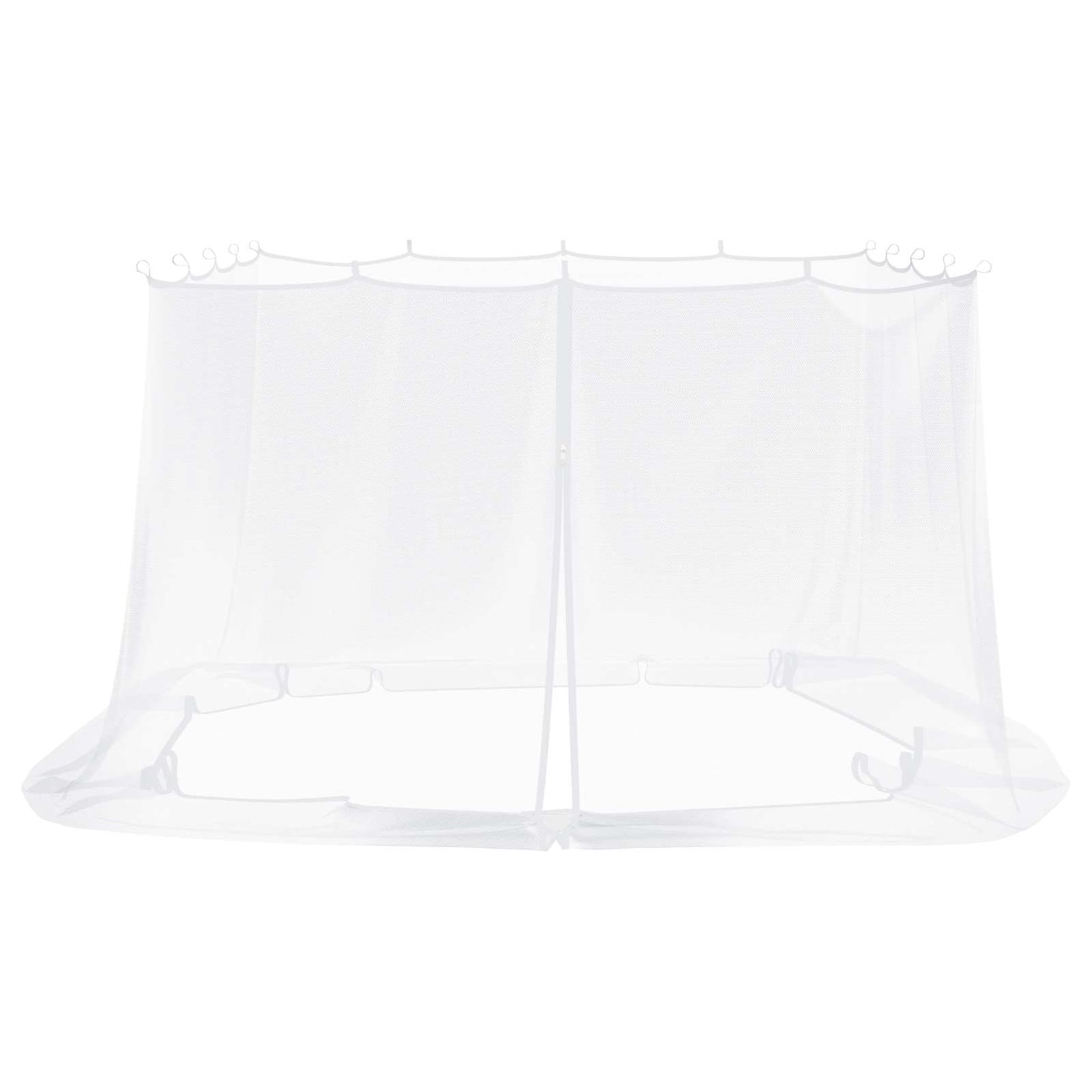 vidaXL Κουνούπι για Περίπτερο 220 mesh Λευκό 4,5 x 3 x 2 μ Πολυεστέρας