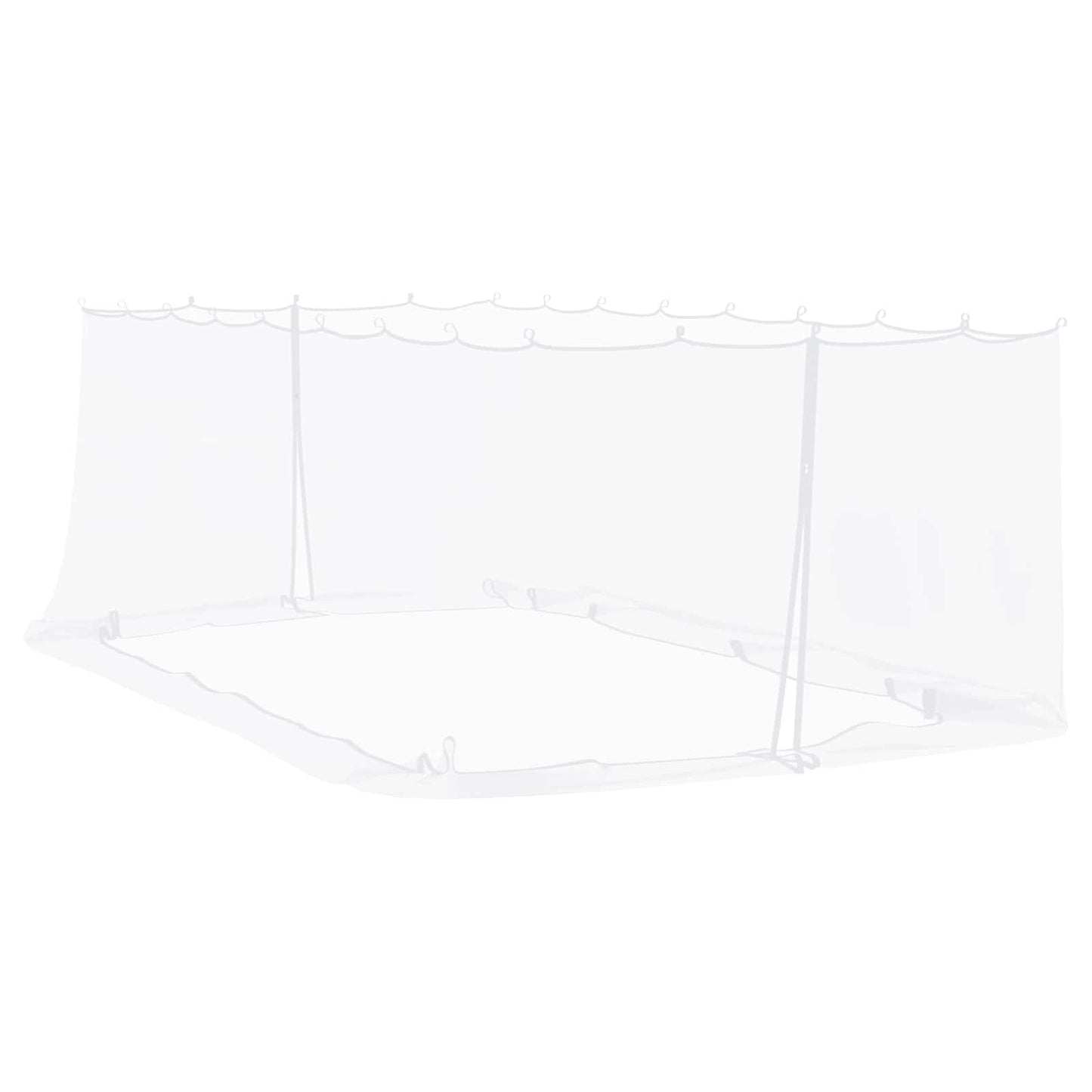 vidaXL Κουνούπι για Περίπτερο 220 mesh Λευκό 6 x 3 x 2 m Πολυεστέρας