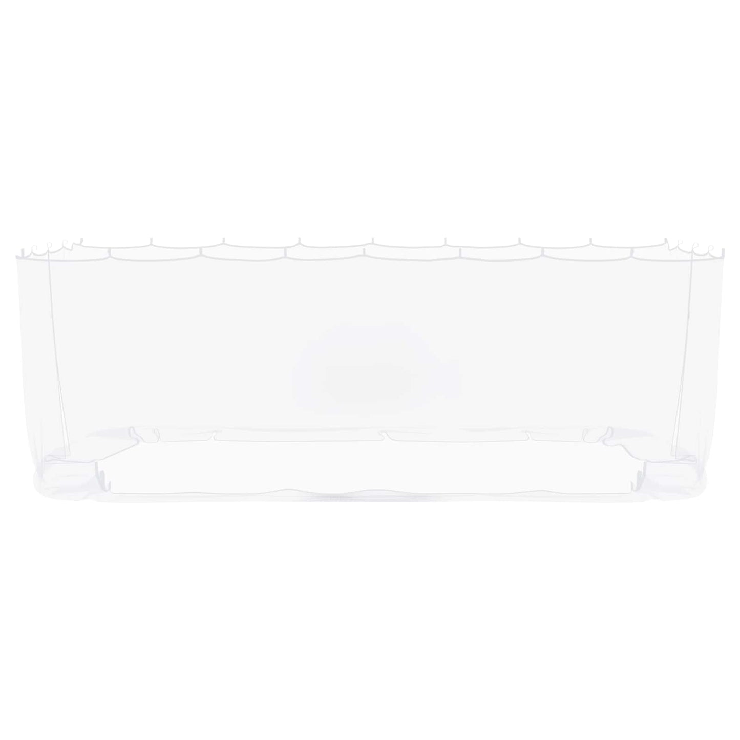 vidaXL Κουνούπι για Περίπτερο 220 mesh Λευκό 6 x 3 x 2 m Πολυεστέρας