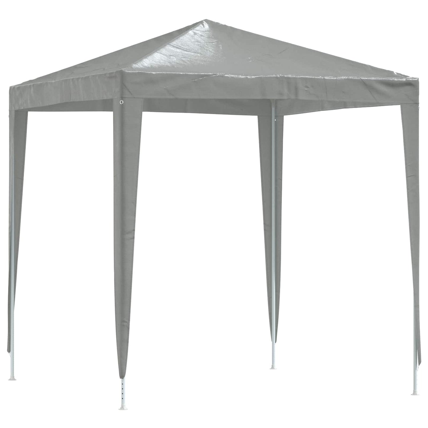 vidaXL Σκηνή Πάρτυ 200 x 200 x 240 εκ Ανοιχτό γκρι